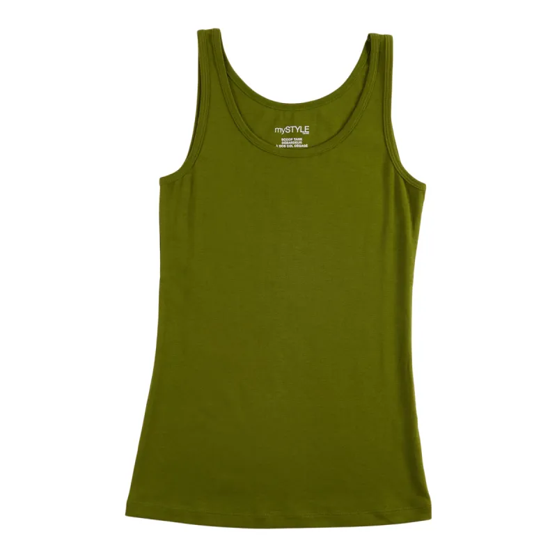 mySTYLE Women's Scoop Neck and Back Neutral Tank Top sold by Giant Tiger
