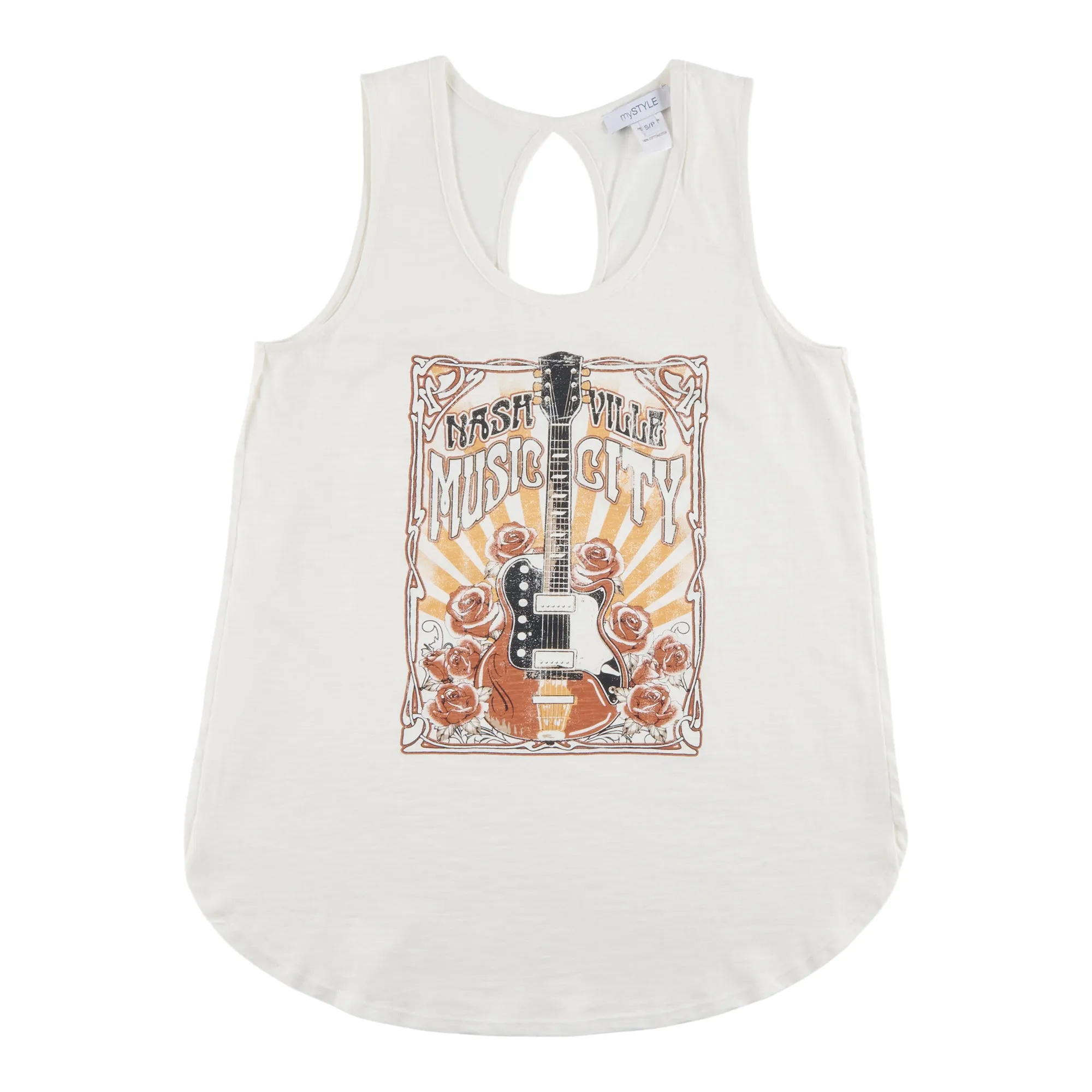 mySTYLE Women's Festival Screen Printed Back Hole Tank Top sold by Giant Tiger product image thumbnail 3
