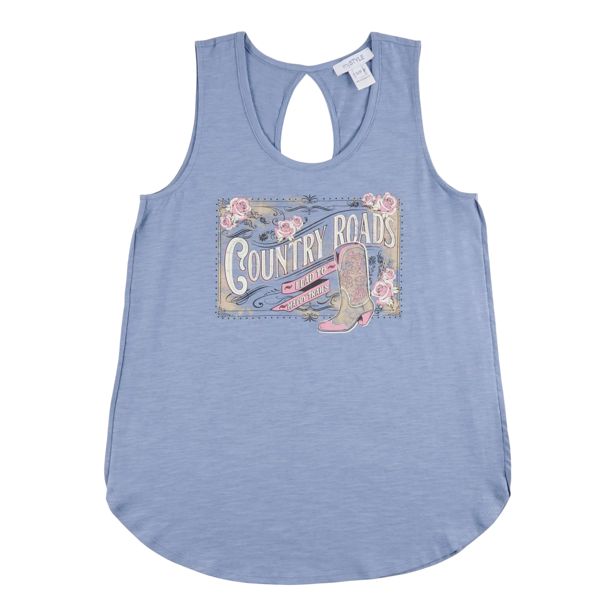 mySTYLE Women's Festival Screen Printed Back Hole Tank Top sold by Giant Tiger product image thumbnail 2