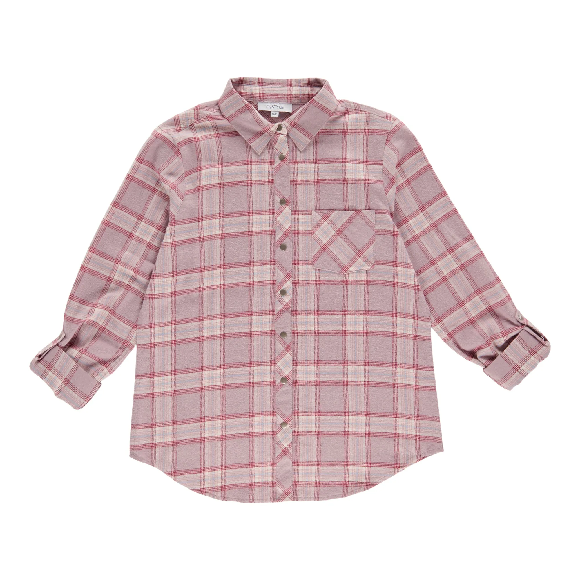 mySTYLE Women's Flannel Long-Sleeve Collared Shirt sold by Giant Tiger product image thumbnail 5