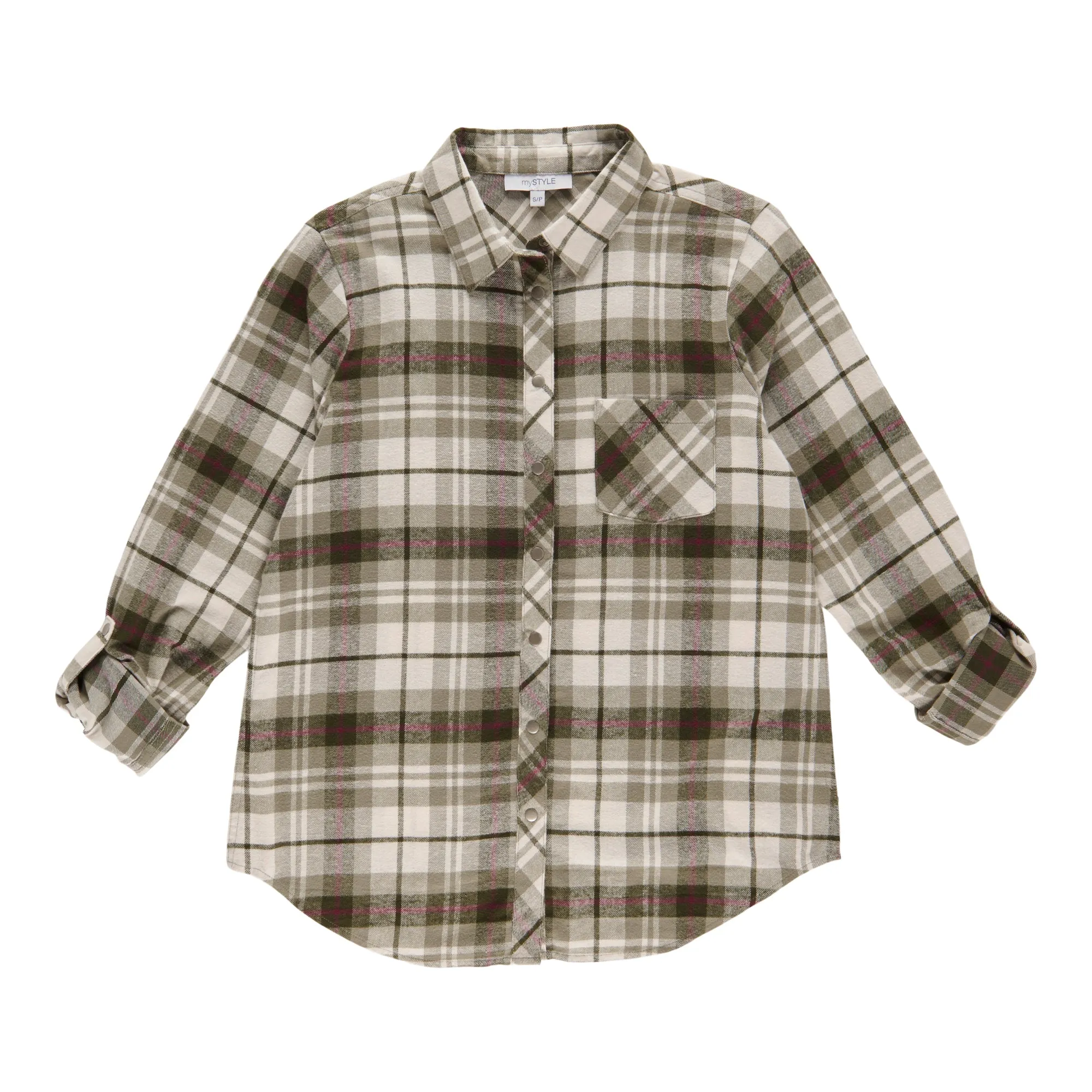 mySTYLE Women's Flannel Long-Sleeve Collared Shirt sold by Giant Tiger product image thumbnail 3
