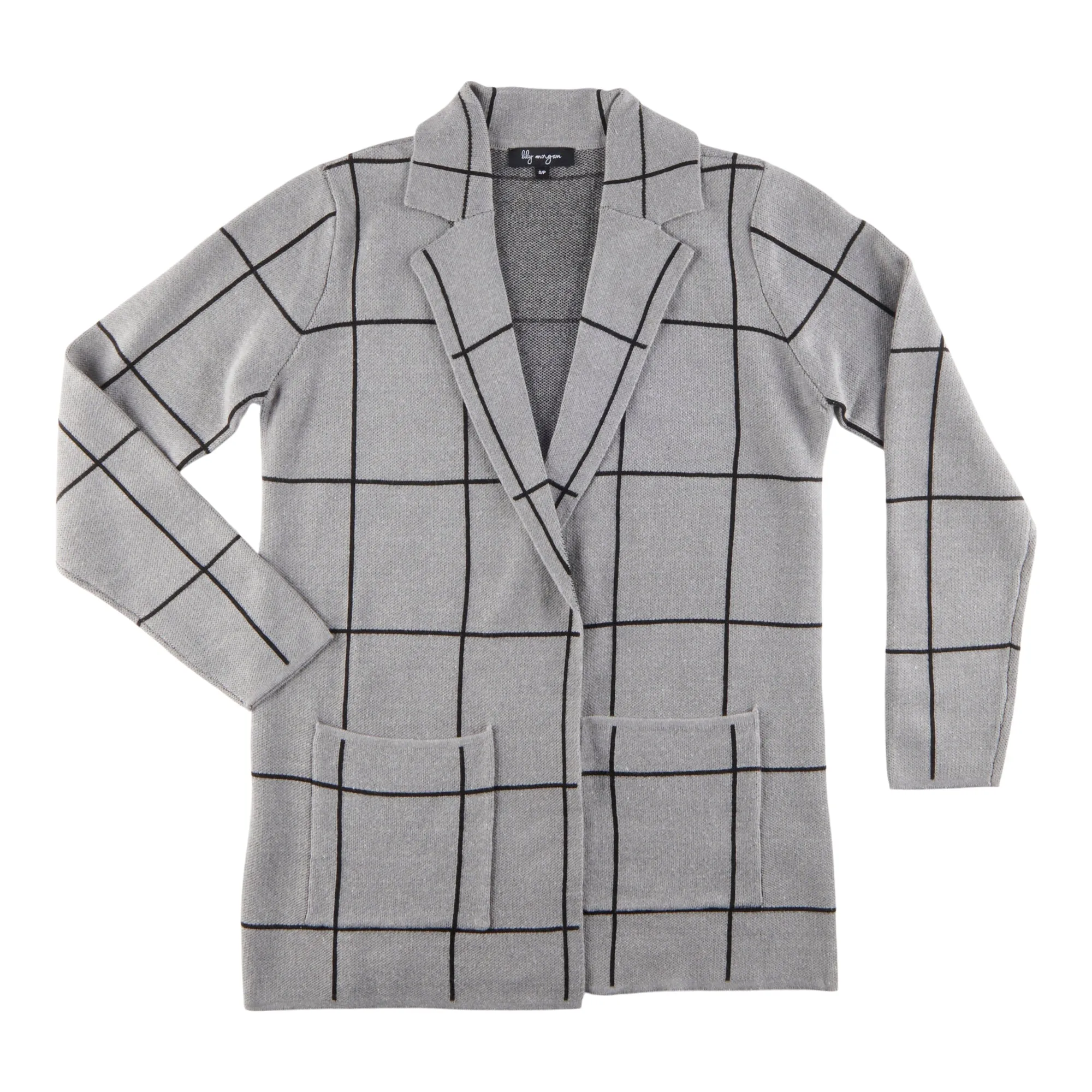 lily morgan Women's City Chic Plaid Cardigan sold by Giant Tiger product image thumbnail 2