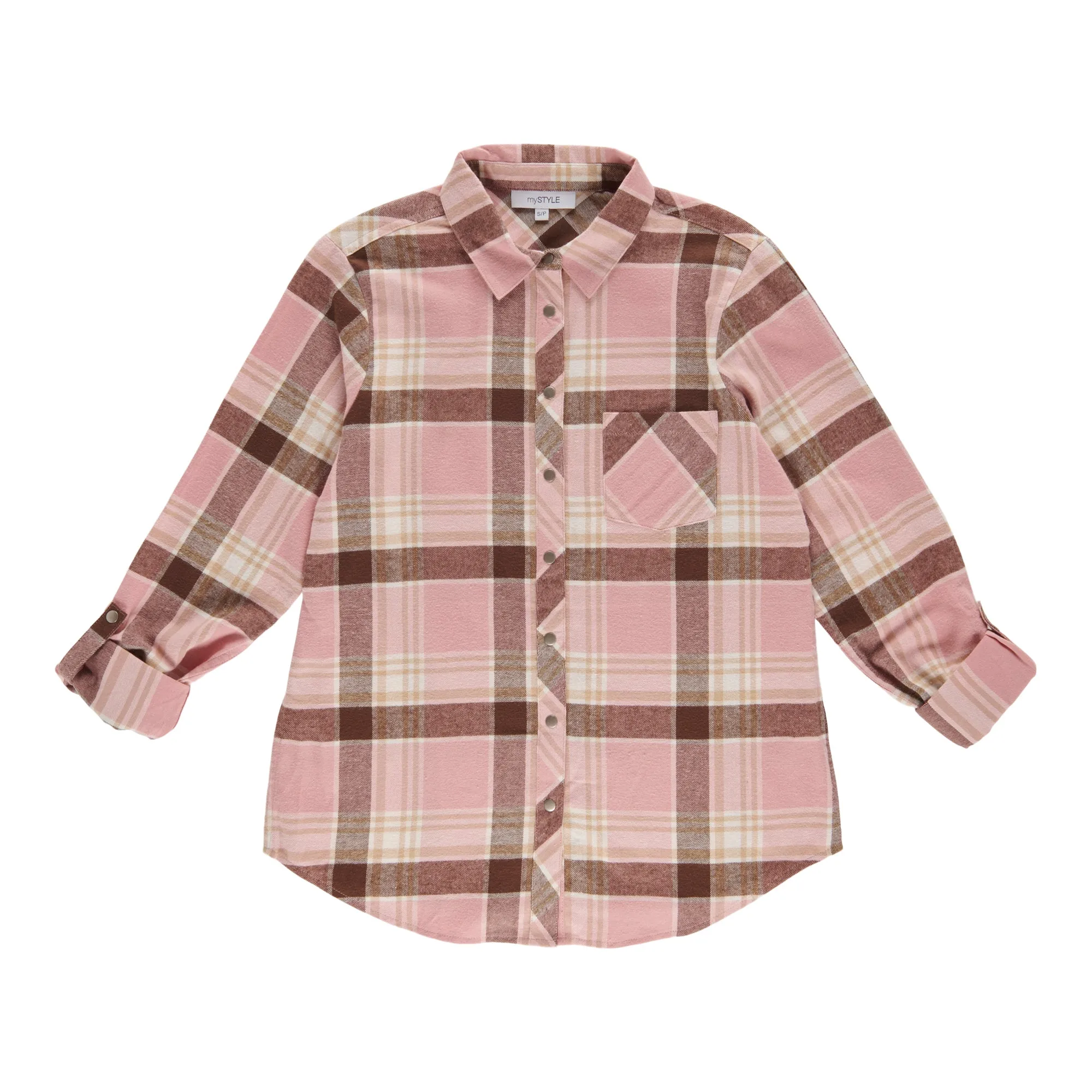 mySTYLE Women's Flannel Long-Sleeve Collared Shirt sold by Giant Tiger product image thumbnail 4