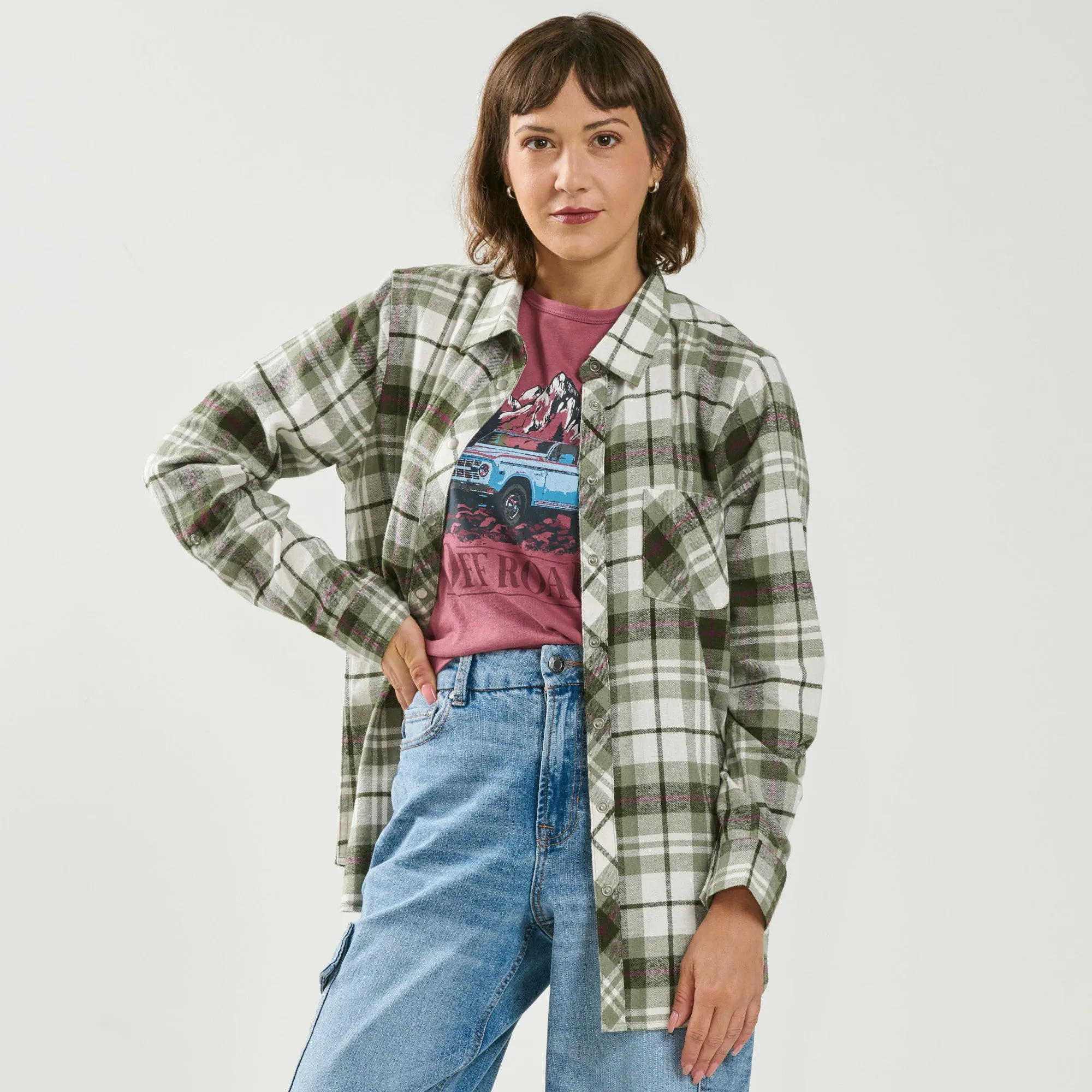 mySTYLE Women's Flannel Long-Sleeve Collared Shirt sold by Giant Tiger product image thumbnail 2
