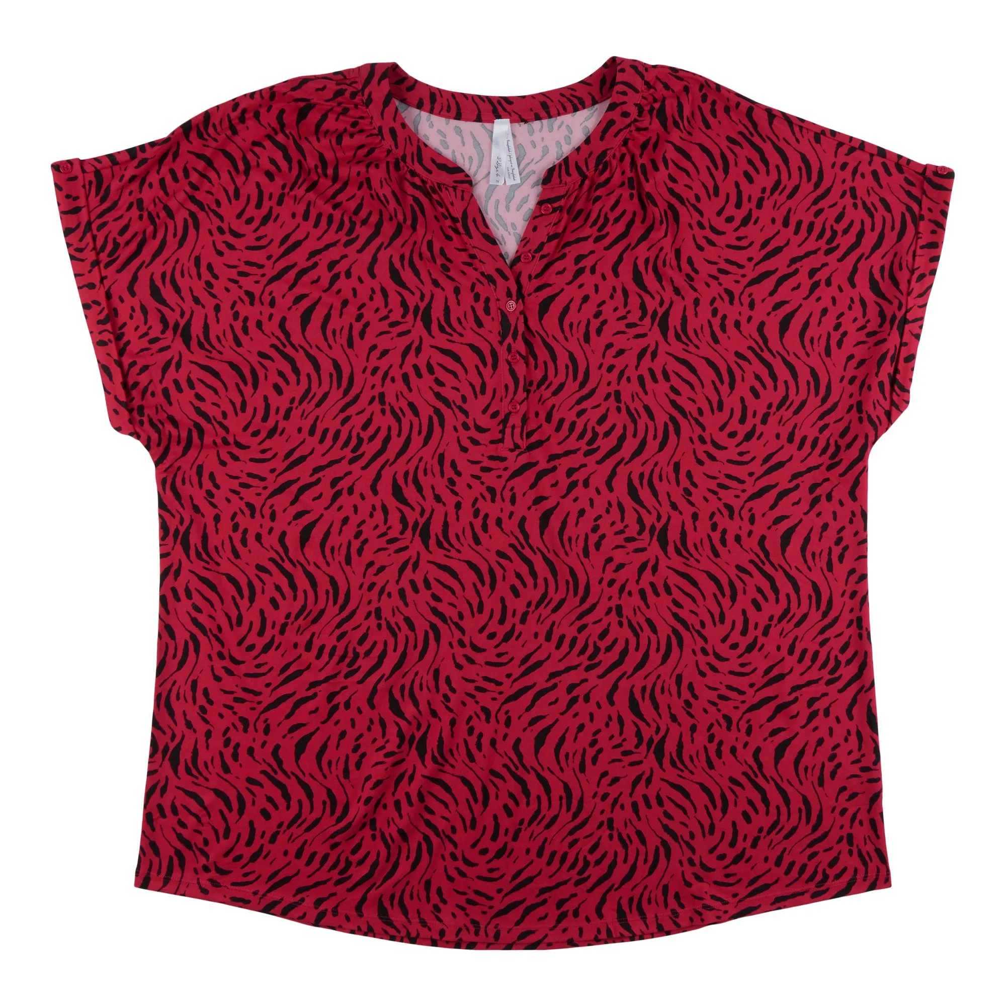 Women's Plus V-Neck Blouse with Button Detail sold by Giant Tiger product image thumbnail 5