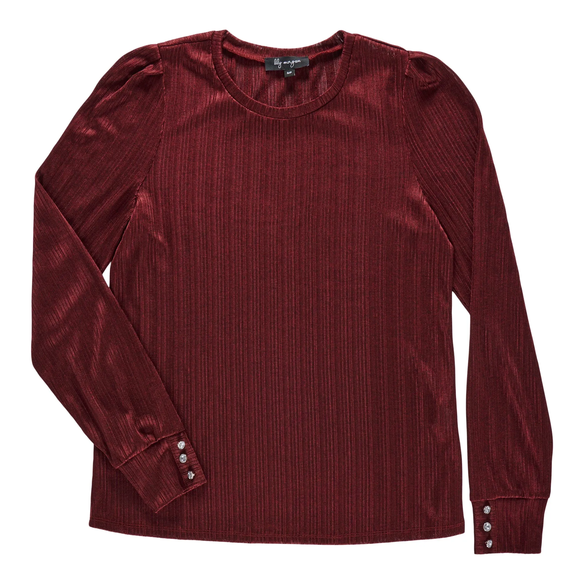 lily morgan Women's Round Neck Puff Sleeve Blouse sold by Giant Tiger product image thumbnail 4