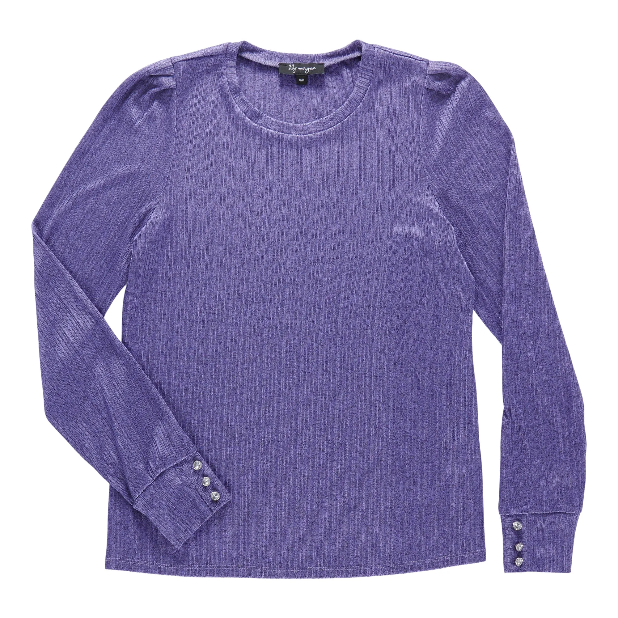 lily morgan Women's Round Neck Puff Sleeve Blouse sold by Giant Tiger product image thumbnail 3