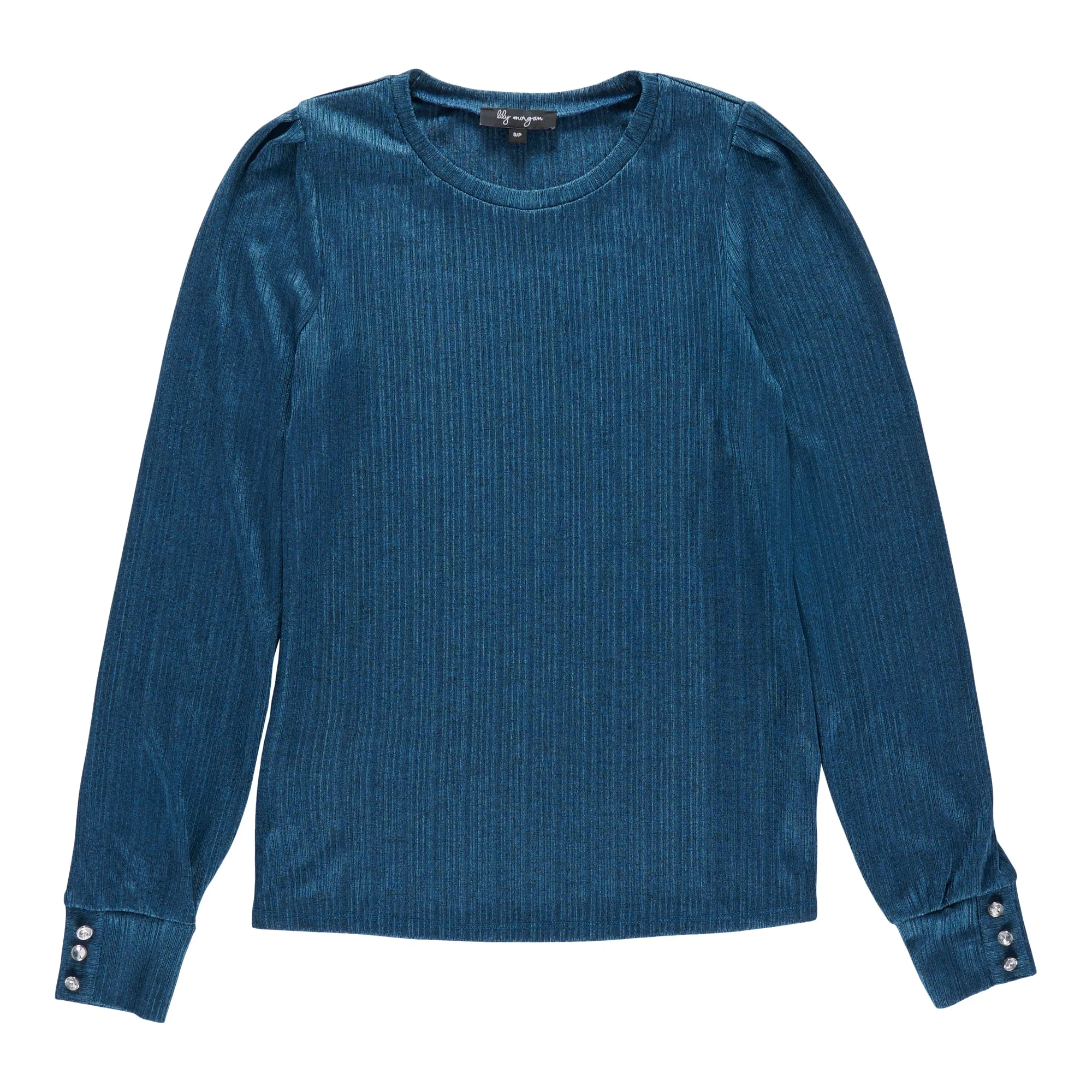 lily morgan Women's Round Neck Puff Sleeve Blouse sold by Giant Tiger product image thumbnail 2