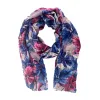 lily morgan Women's Floral Pleated Scarf sold by Giant Tiger