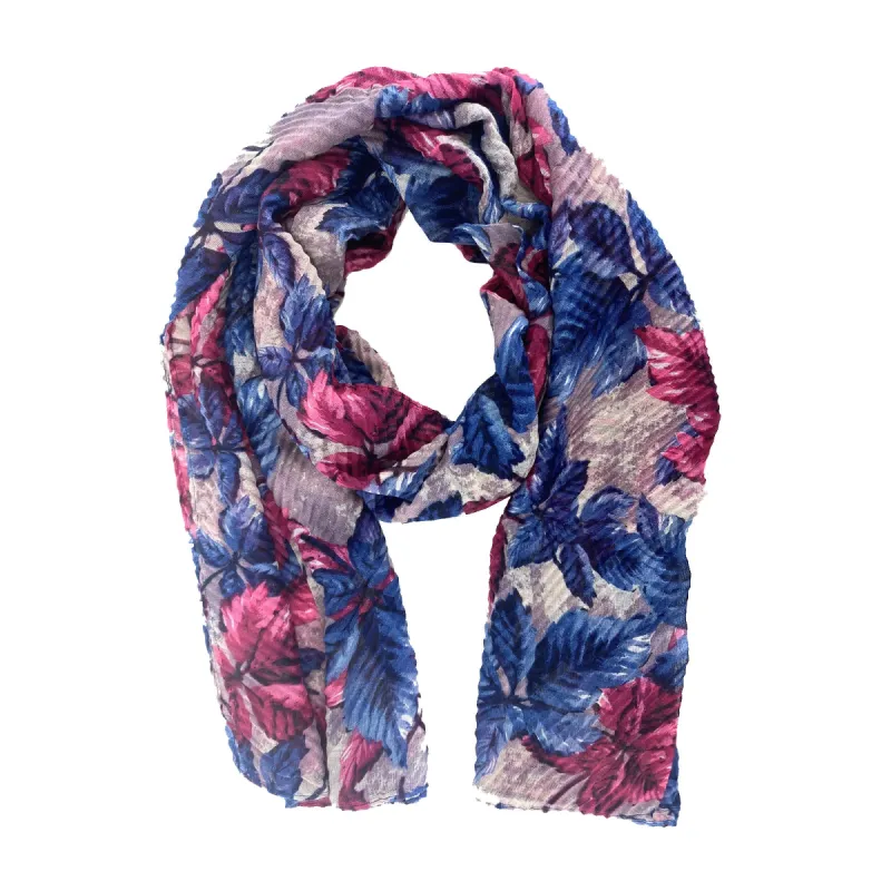 lily morgan Women's Floral Pleated Scarf sold by Giant Tiger