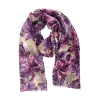 lily morgan Women's Floral Pleated Scarf sold by Giant Tiger
