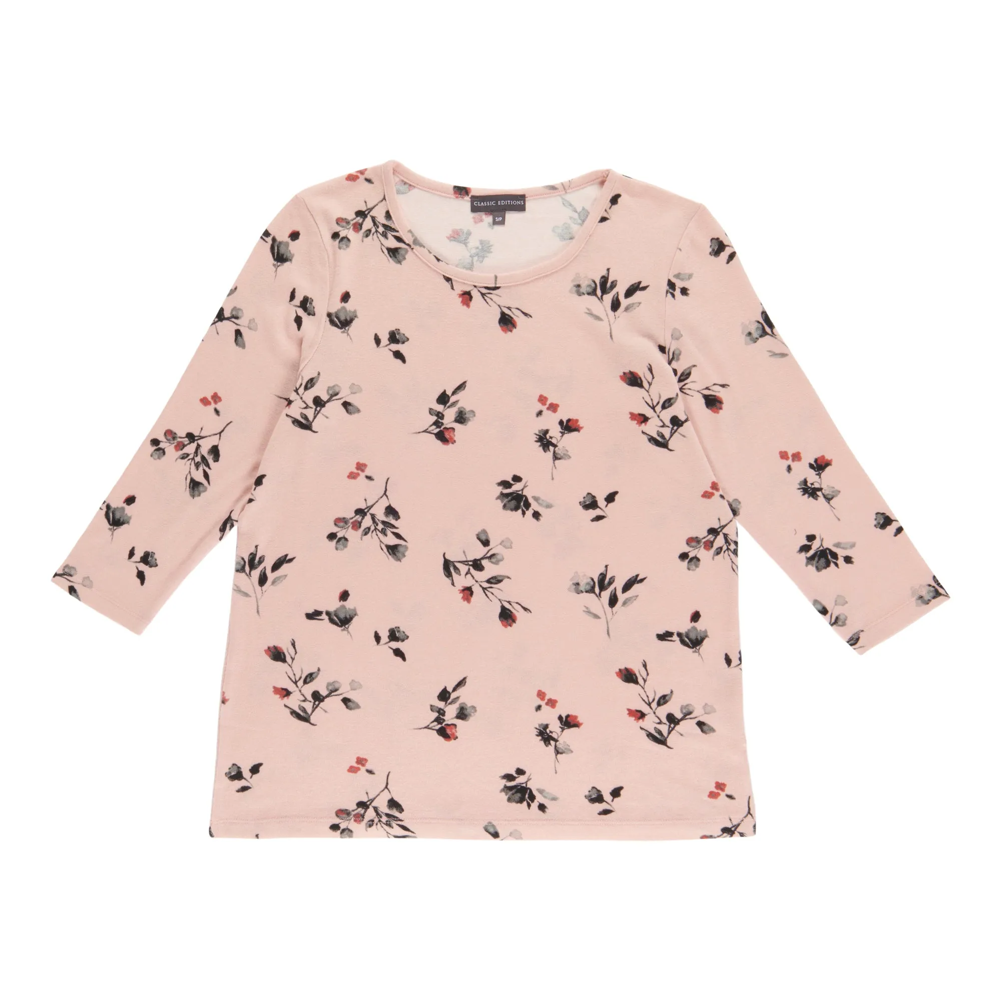 Classic Editions Women's Printed 3/4 Sleeve Knit Top sold by Giant Tiger product image thumbnail 2