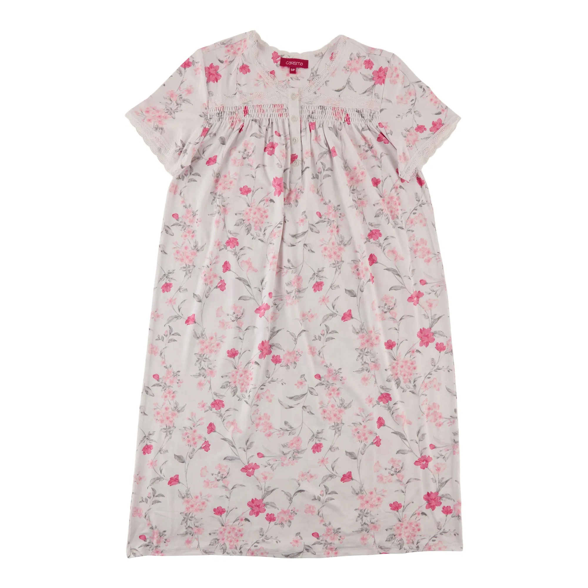 Carisma Women's Printed V-Neck Nightgown sold by Giant Tiger product image thumbnail 3