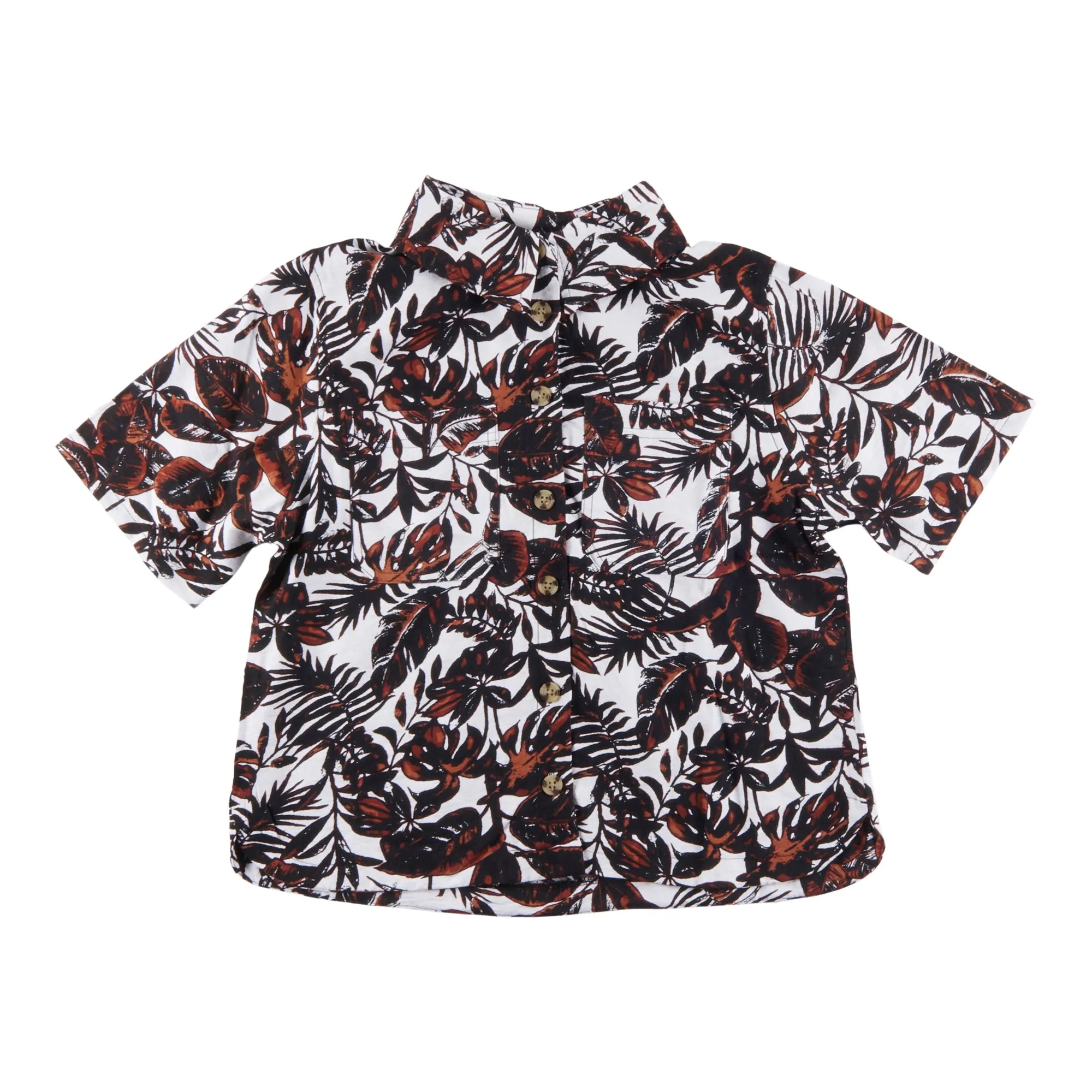 lily morgan Women's Mystic Printed Short Sleeve Camp Shirt sold by Giant Tiger product image thumbnail 2