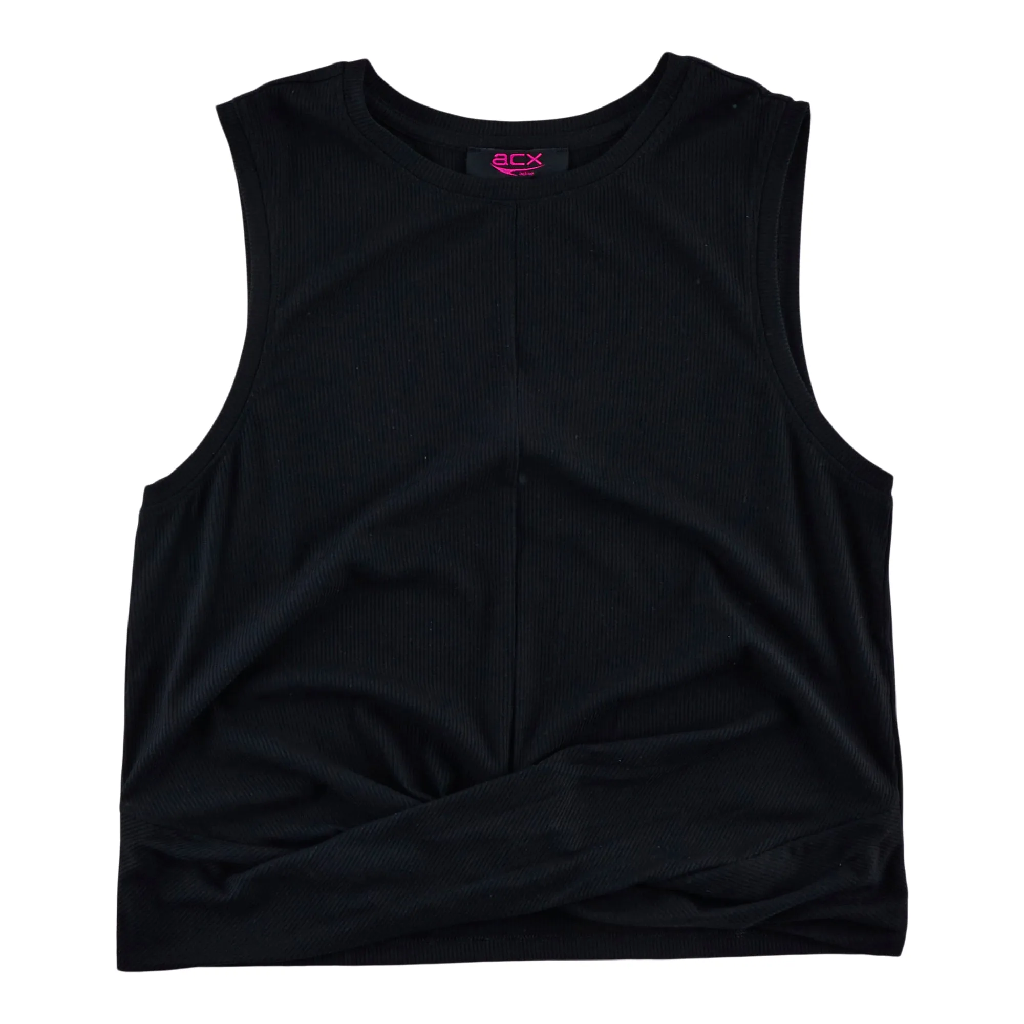 ACX Active Women's Sleeveless Ribbed Tank with Front Knot sold by Giant Tiger product image thumbnail 2