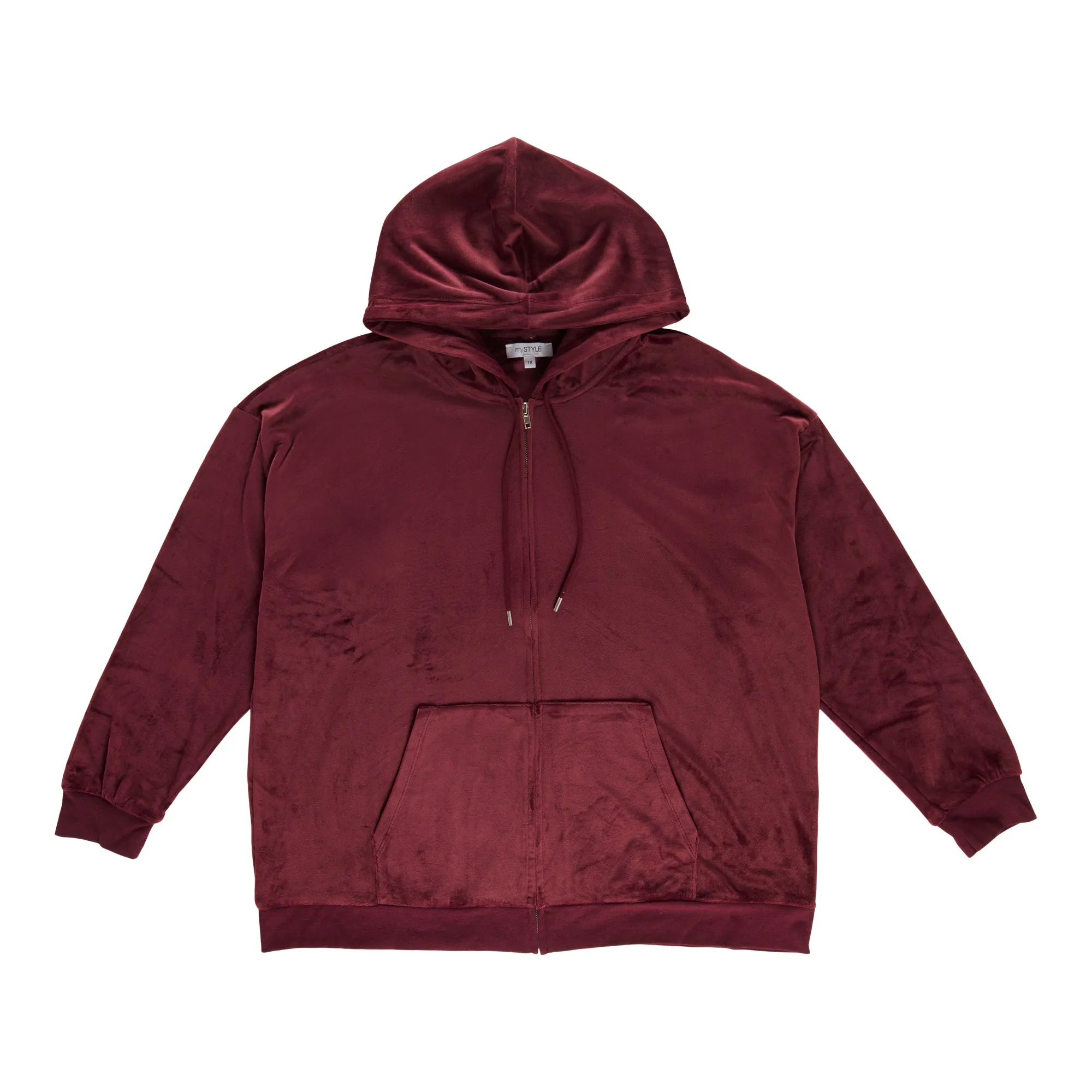 mySTYLE Women's Plus Hooded Zip-Up Sweater sold by Giant Tiger product image thumbnail 2