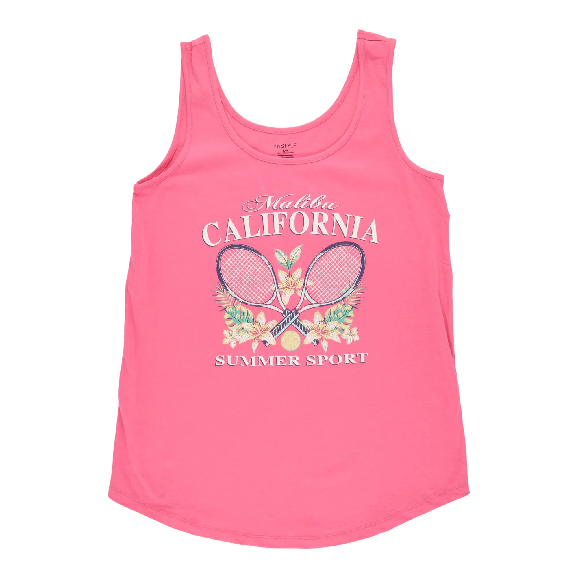 mySTYLE Women's Summer Sizzle Screen Print Tank Top sold by Giant Tiger