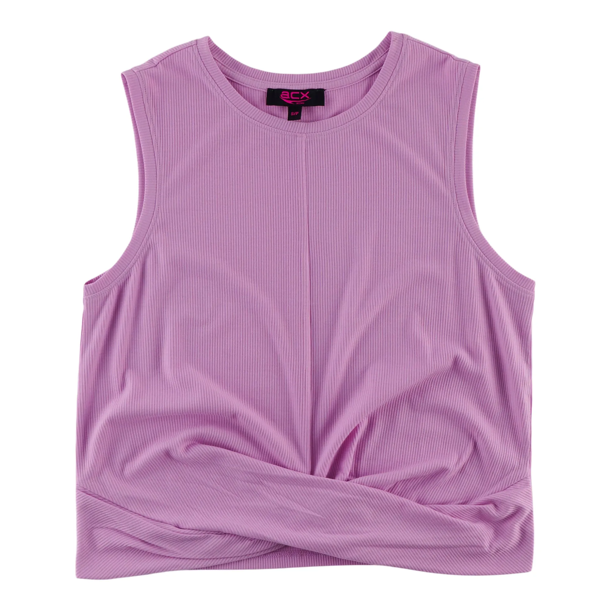 ACX Active Women's Sleeveless Ribbed Tank with Front Knot sold by Giant Tiger product image thumbnail 3