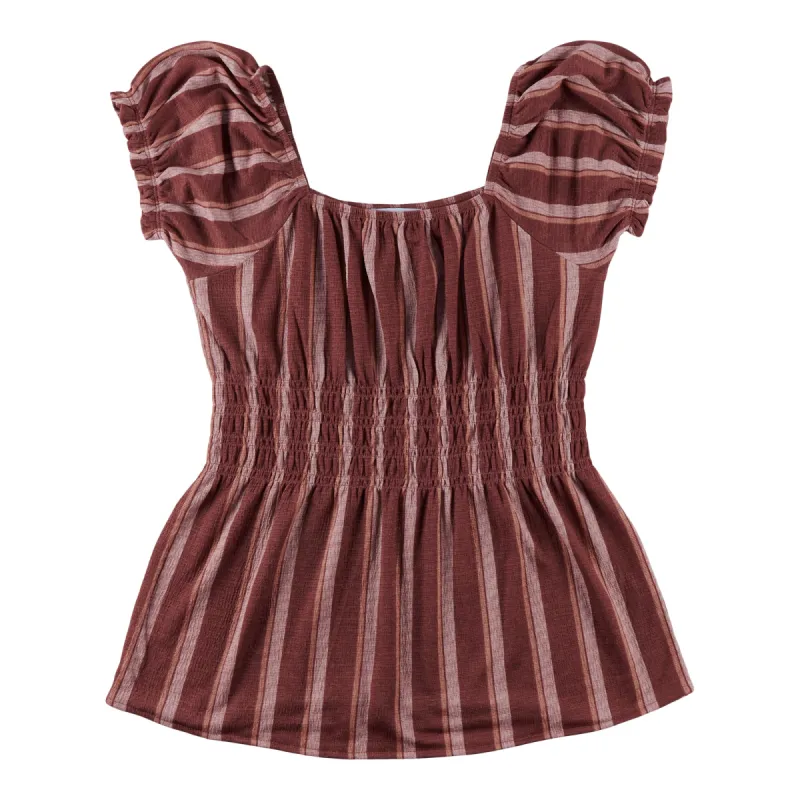 mySTYLE Women's Printed Eyelet Short Sleeve Top sold by Giant Tiger