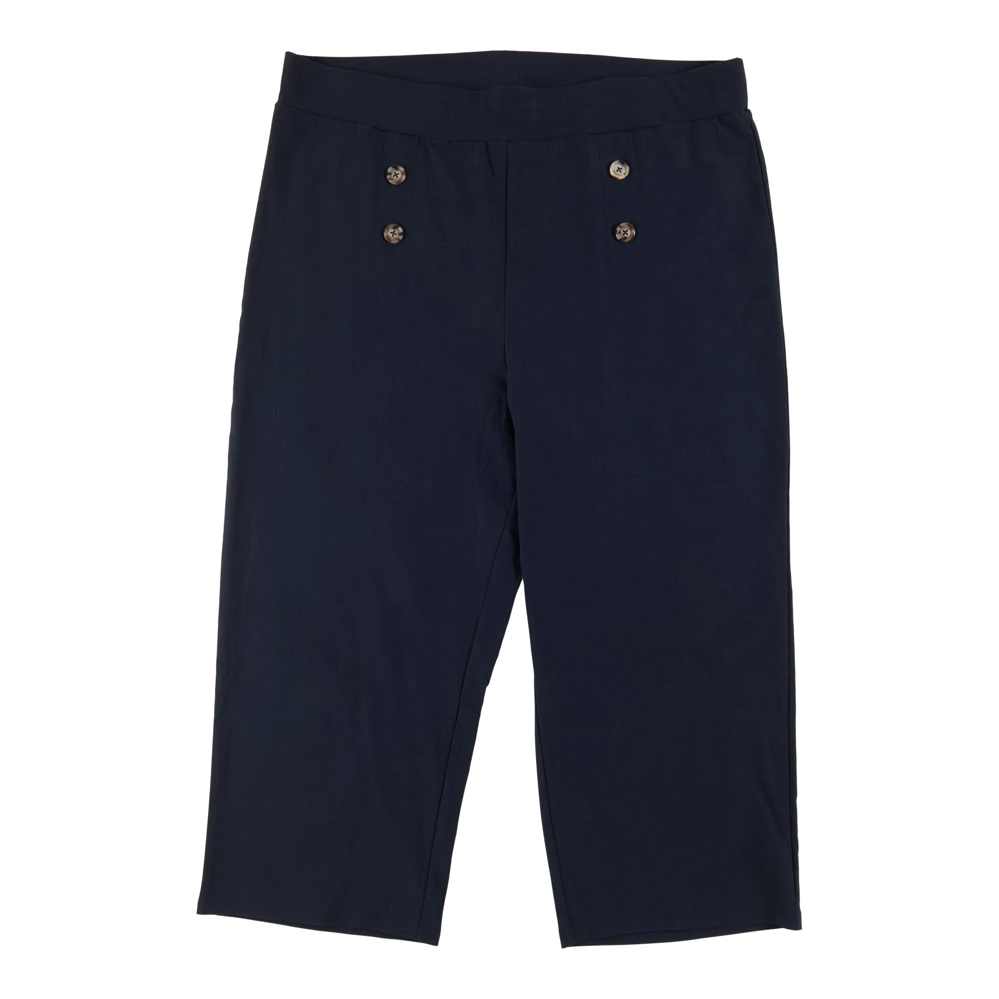 lily morgan Women's Plus Trend Edit Solid 4 Button Crop Pants sold by Giant Tiger product image thumbnail 3