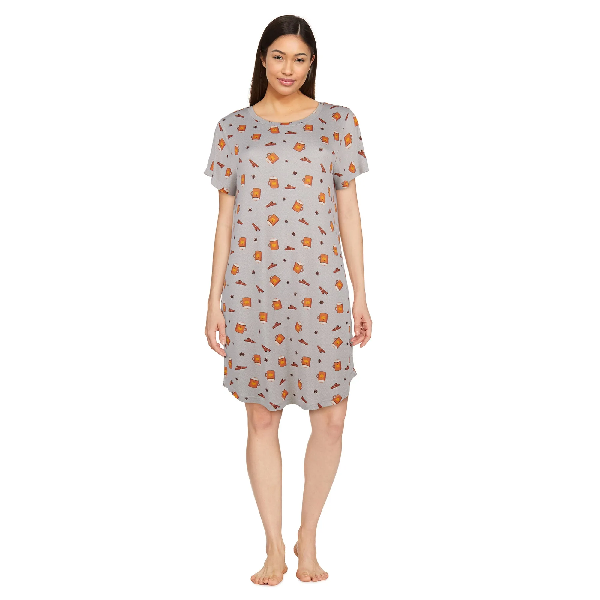 Carisma Women's Perfect Dream Hacci Printed Sleepshirt sold by Giant Tiger product image thumbnail 3