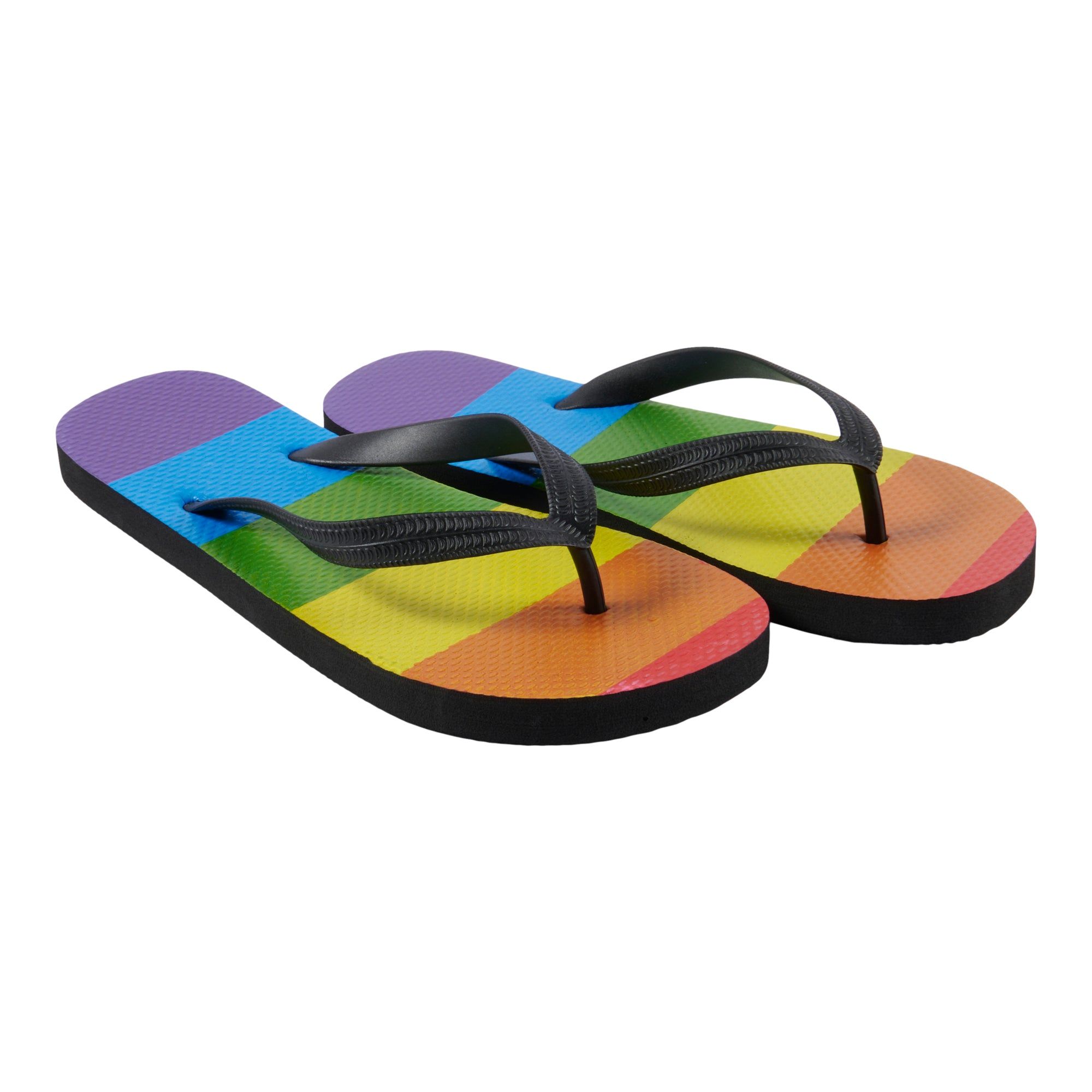 Adult Pride Flip Flops sold by Giant Tiger