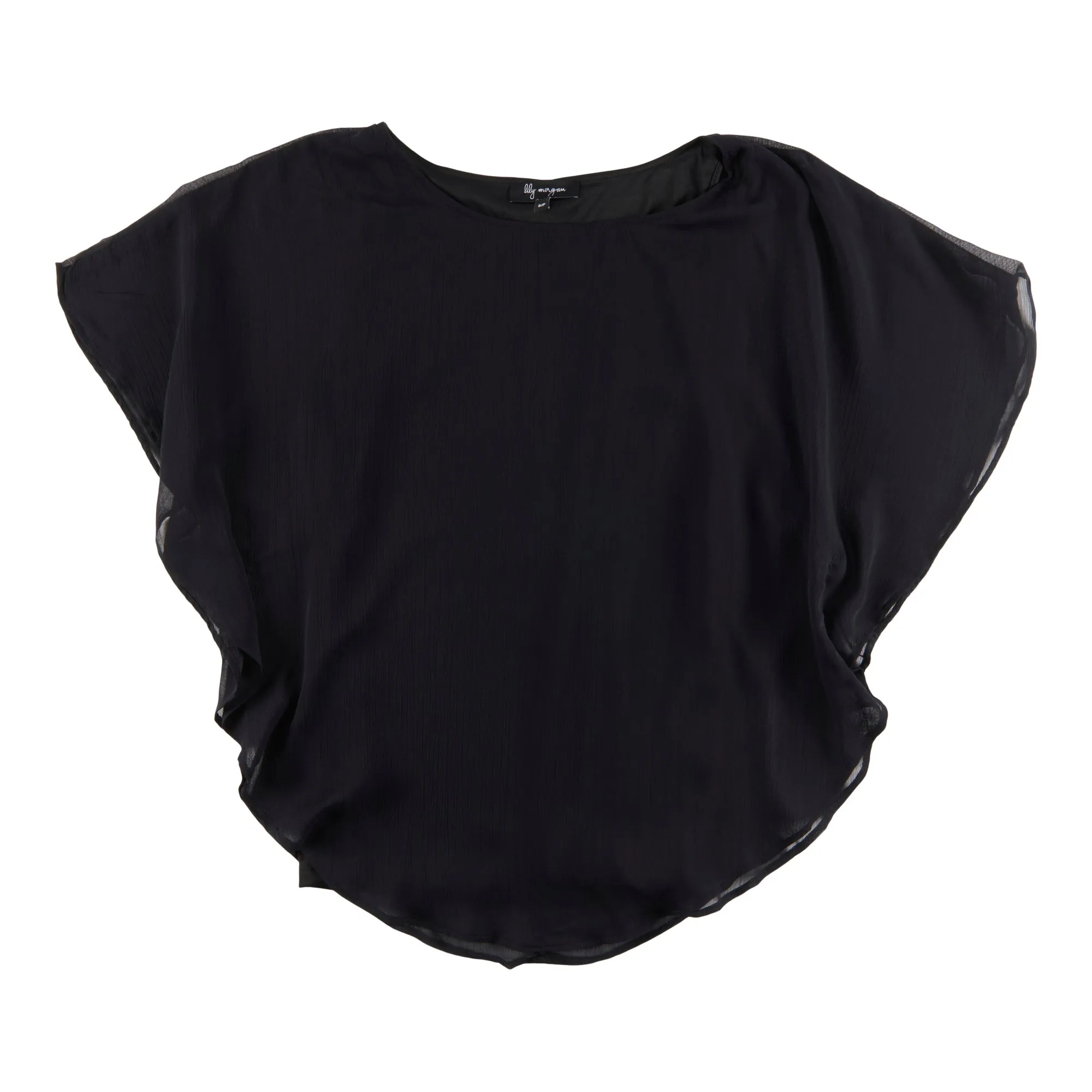 lily morgan Women's Solid Overlay Blouse sold by Giant Tiger