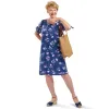Classic Editions Women's Printed Short Sleeve Dress sold by Giant Tiger