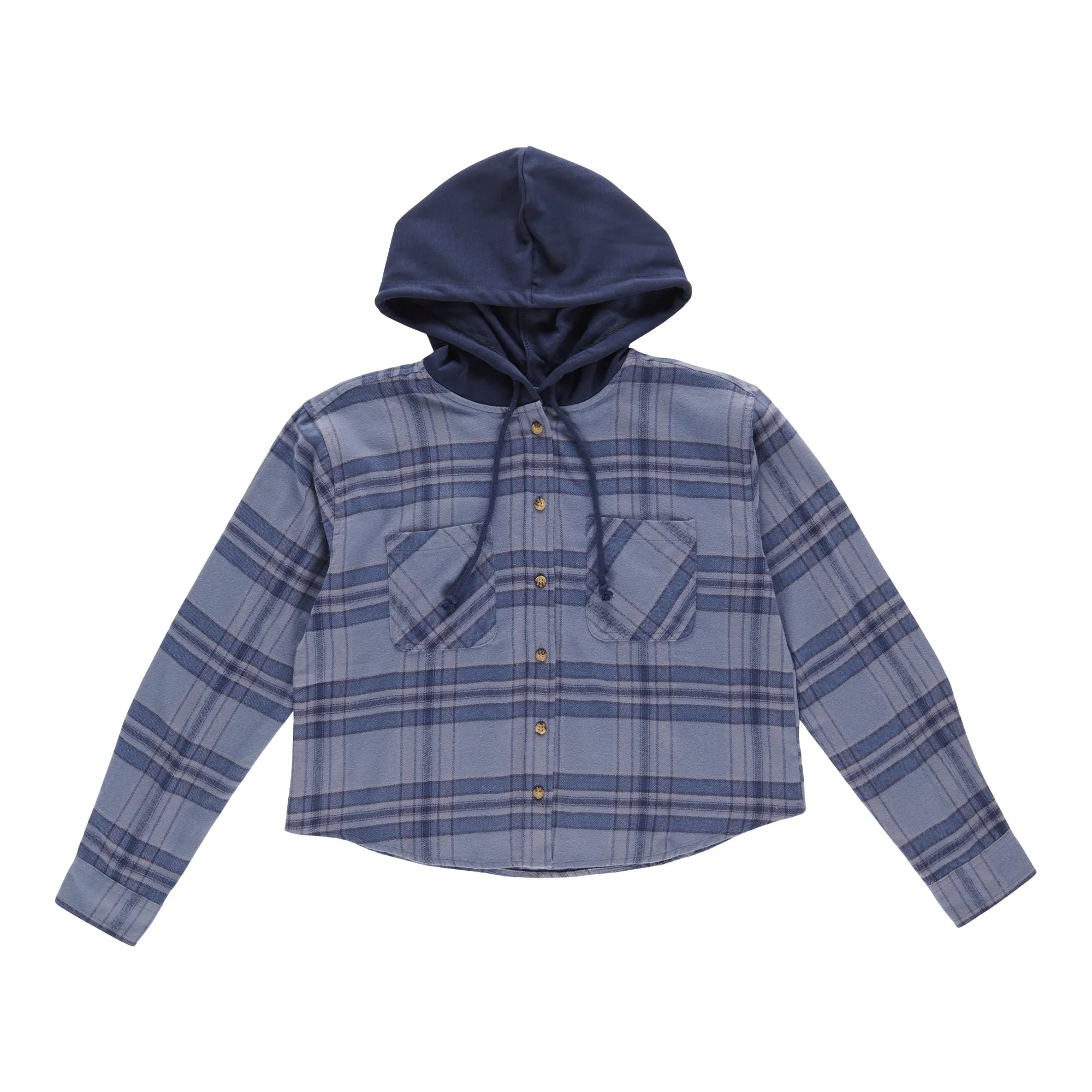 mySTYLE Women's Hooded Flannel sold by Giant Tiger