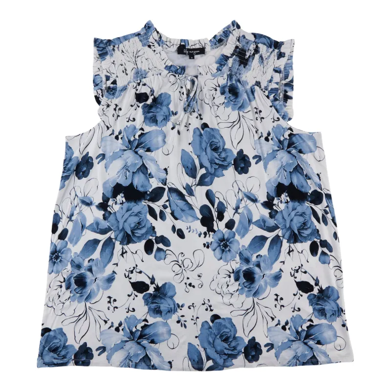 lily morgan Women's Plus V-Neck Frill Detail Camisole sold by Giant Tiger