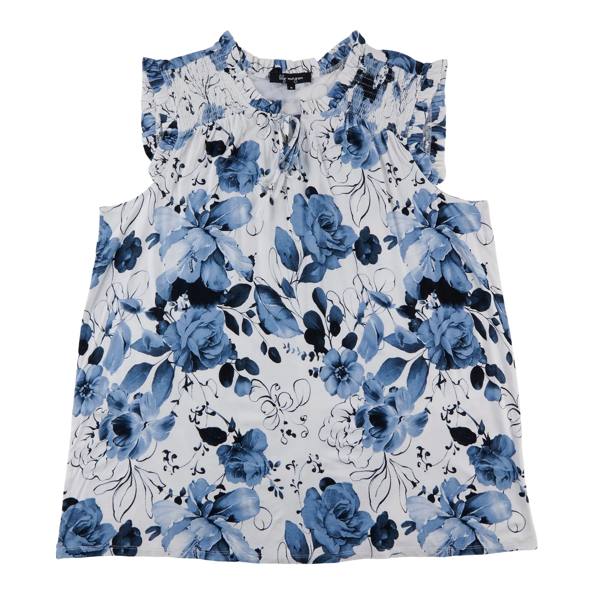 lily morgan Women's Plus V-Neck Frill Detail Camisole sold by Giant Tiger