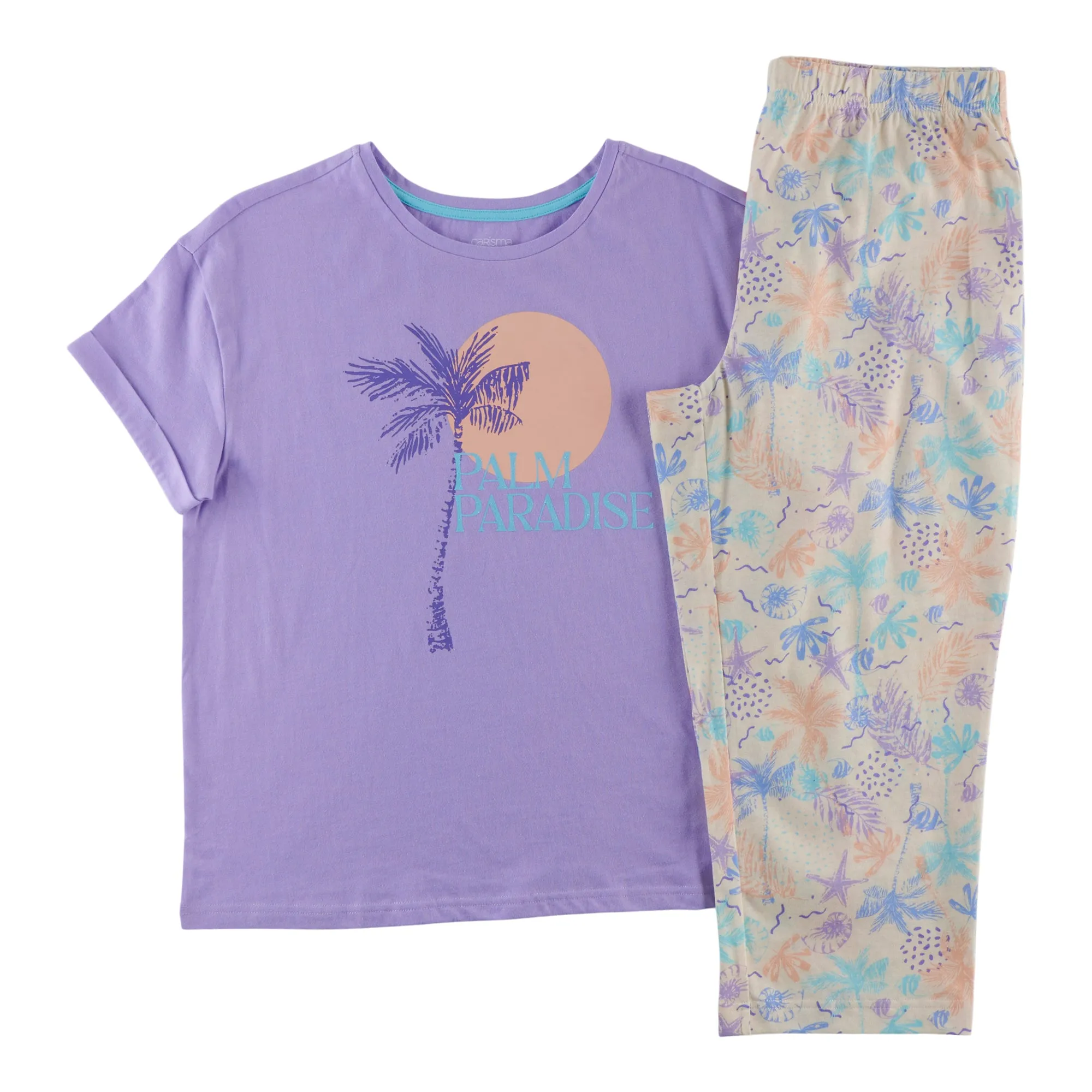 Carisma Women's Ocean Breeze Printed Pyjama Set, 2-Piece sold by Giant Tiger product image thumbnail 3
