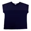 mySTYLE Women's Plus Mykonos Eyelet Yoke Tee sold by Giant Tiger