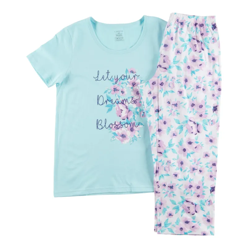 Carisma Women's Summer Tropics Pyjama Capri Set, 2-piece sold by Giant Tiger