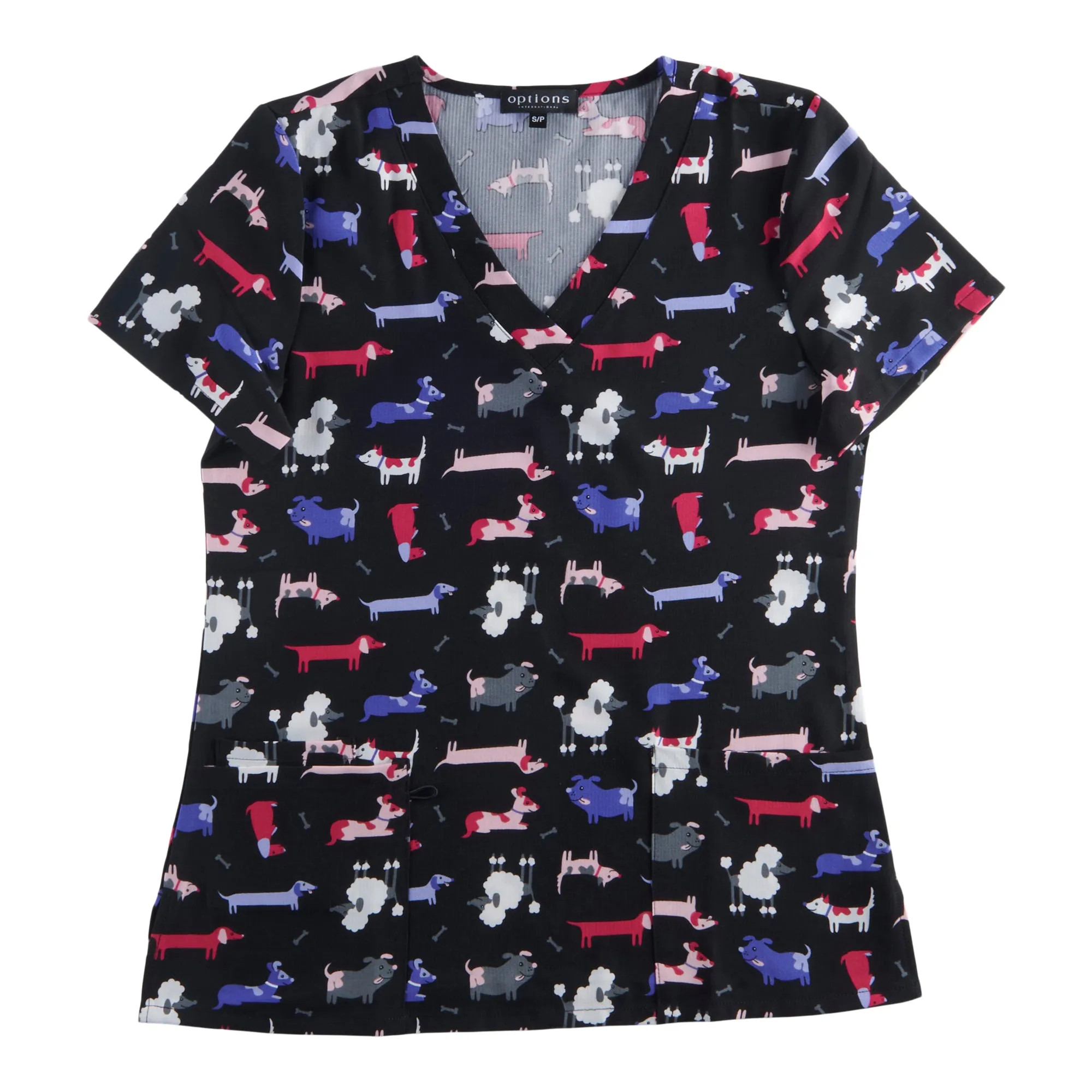 Options Women's Dog Printed Scrub Top sold by Giant Tiger