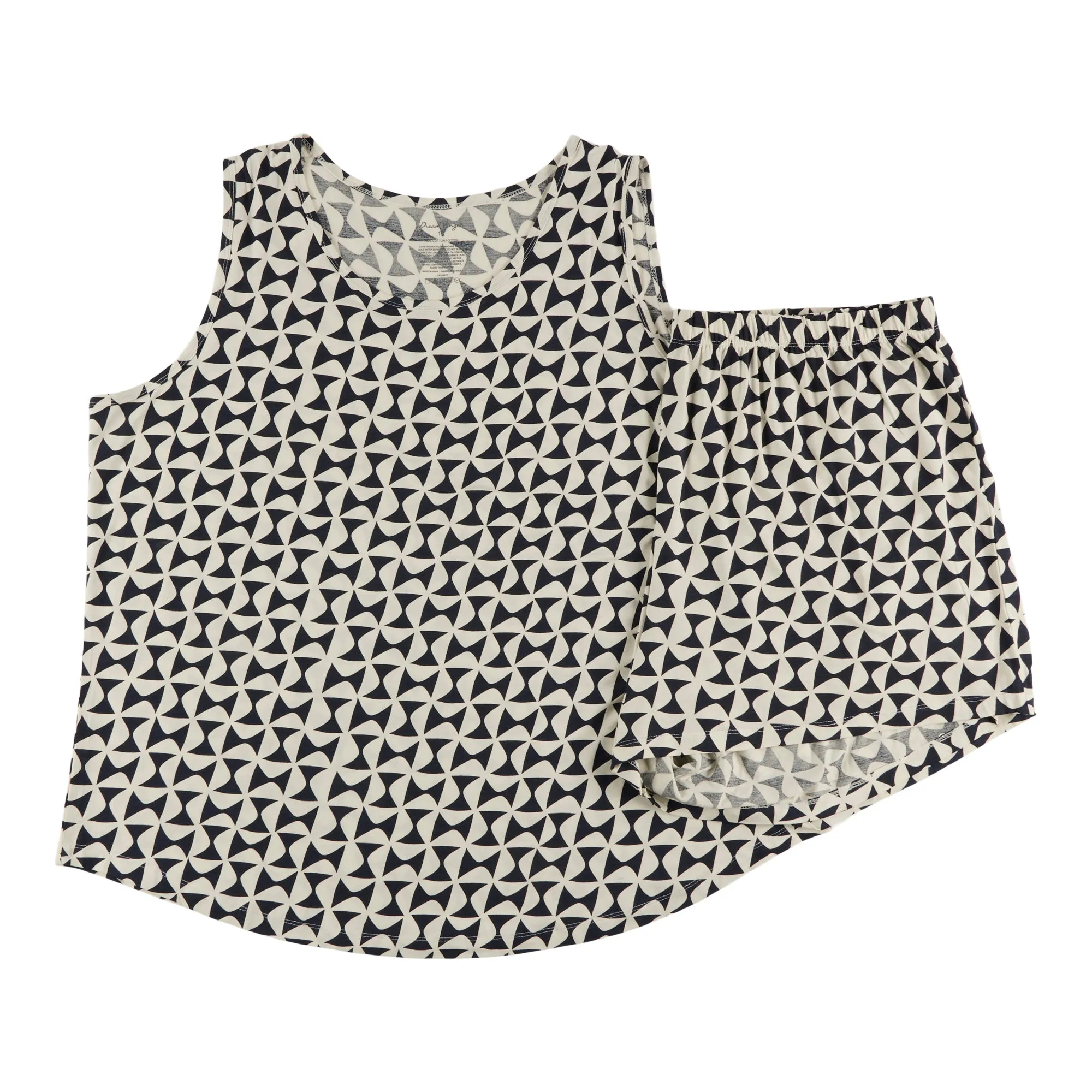 Dream Angel Women's Plus Scooped Neckline Boxer PJ Set, 2-Piece sold by Giant Tiger product image thumbnail 2