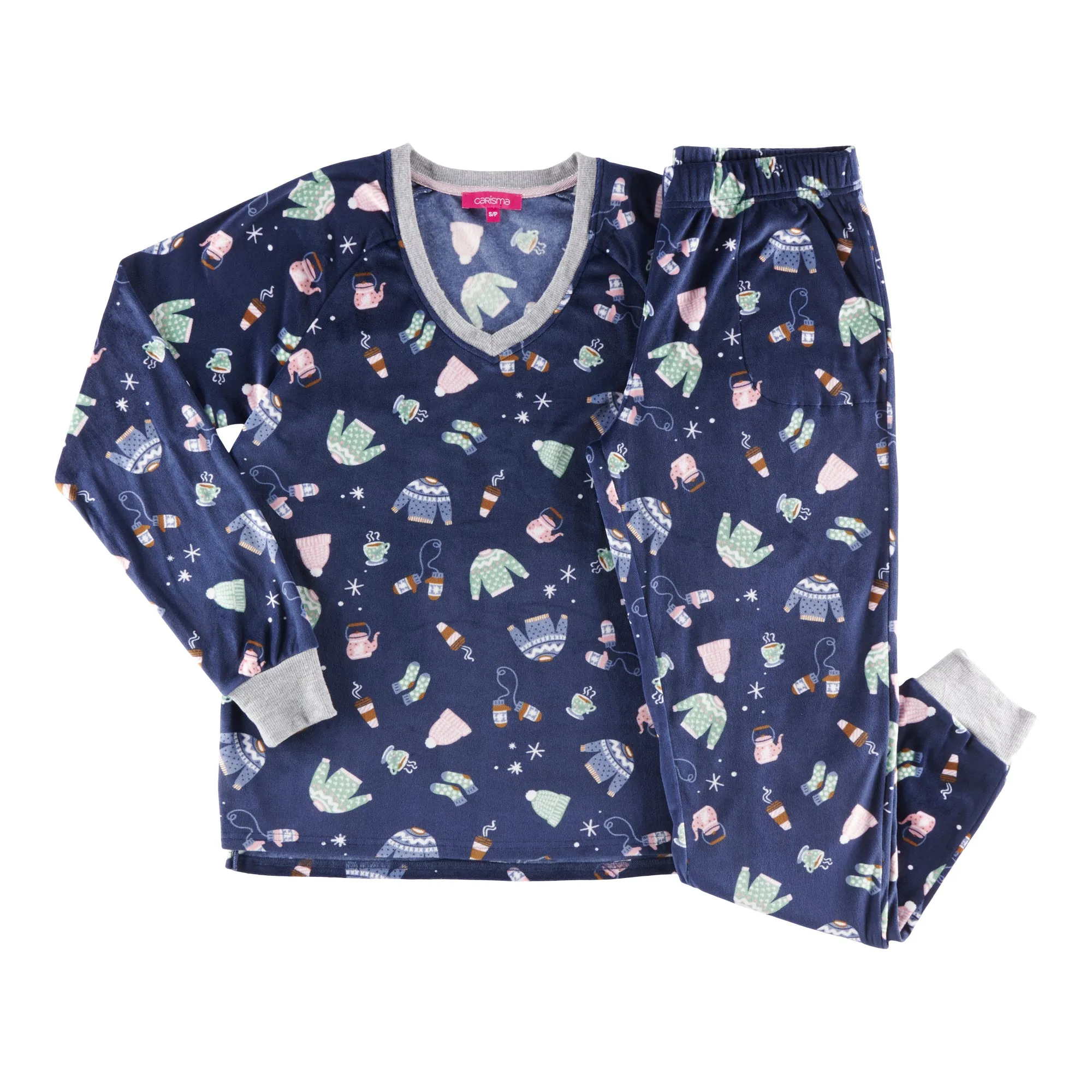 Carisma Women's Velour Jogger PJ Set, 2-Piece sold by Giant Tiger