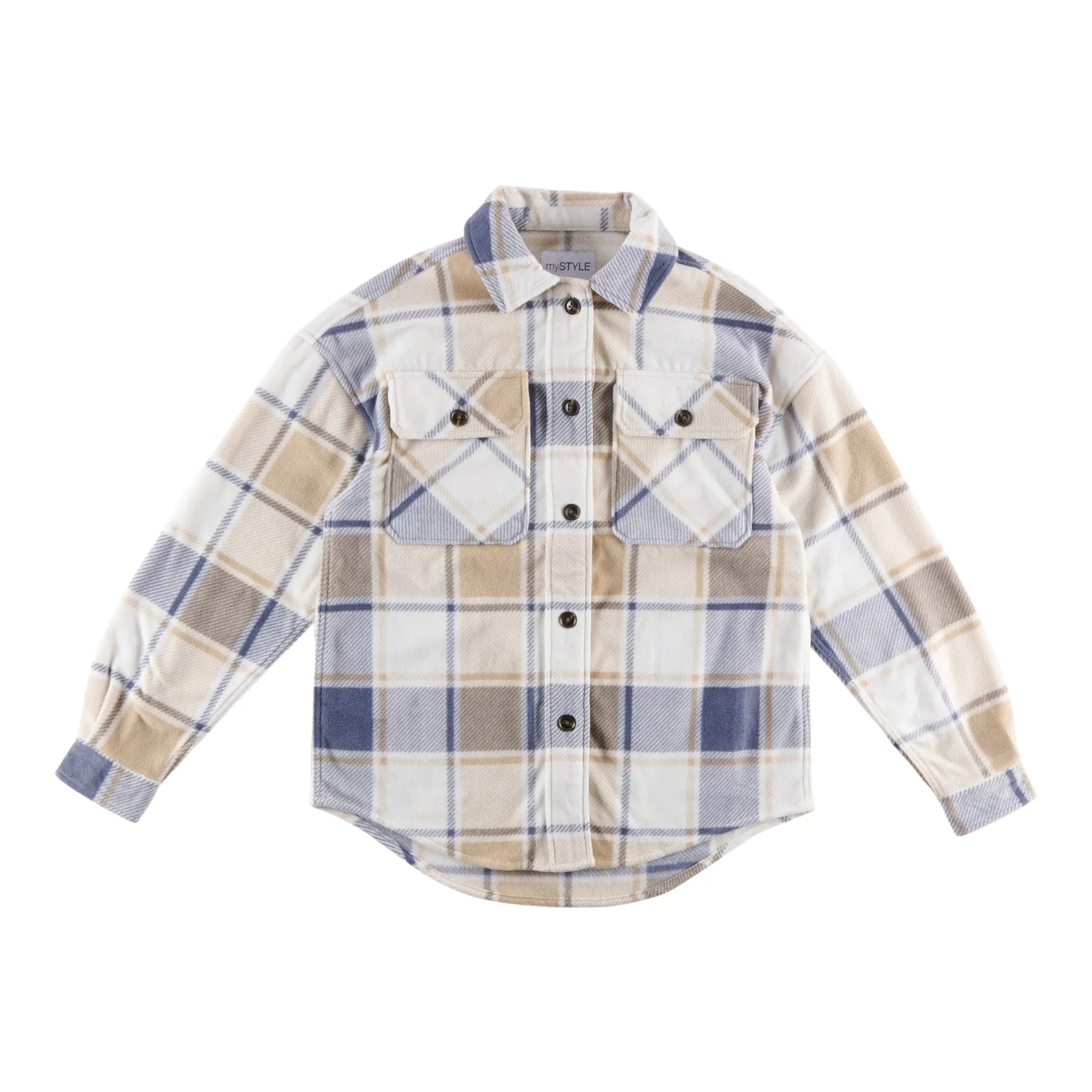 mySTYLE Women's Polar Fleece Shacket sold by Giant Tiger