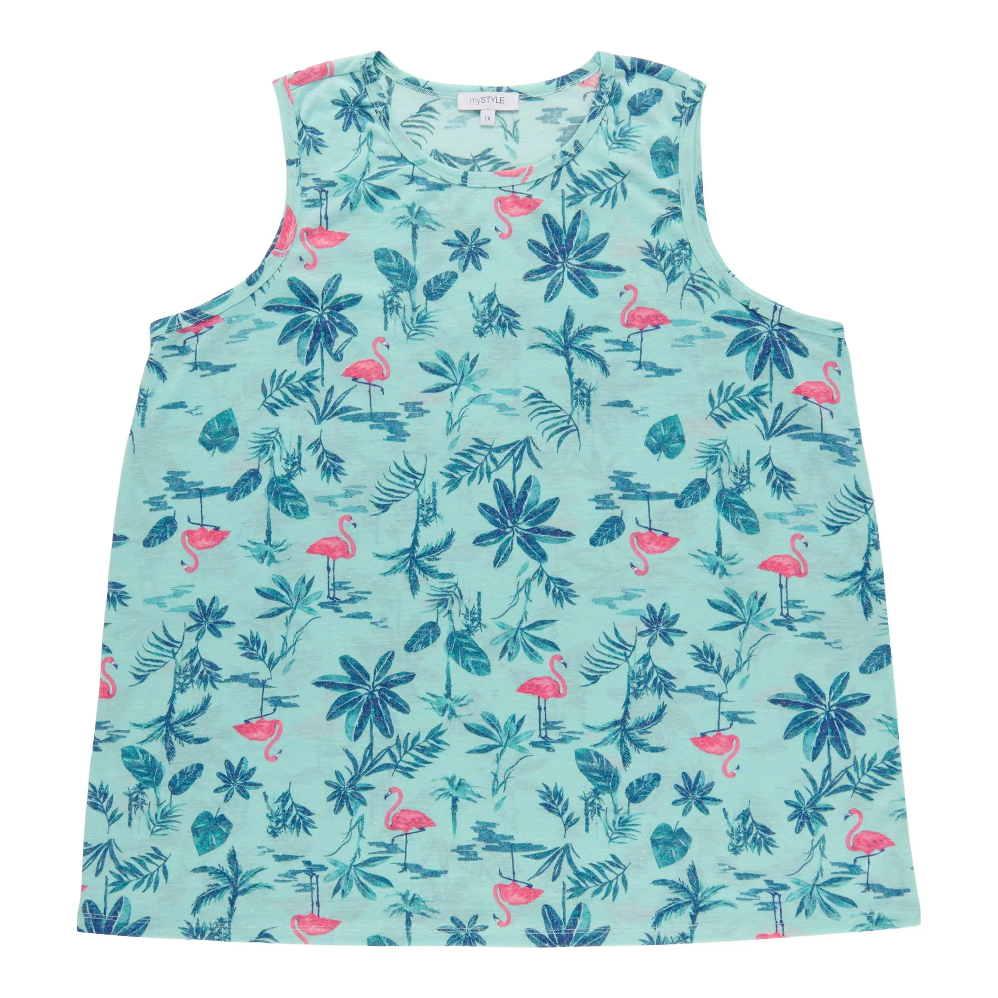 mySTYLE Women's Plus Crew Neck Tank Top sold by Giant Tiger