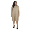 lily morgan Women's Plus Trendsetters A-Line Dress with Button Detail sold by Giant Tiger