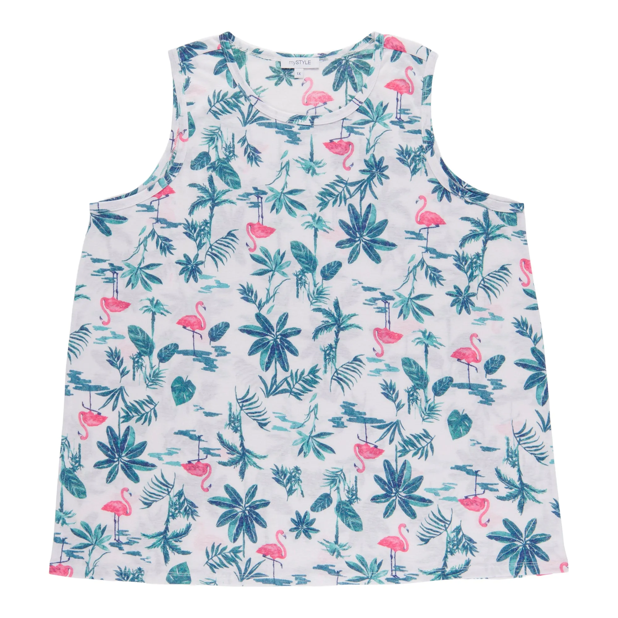 mySTYLE Women's Plus Crew Neck Tank Top sold by Giant Tiger product image thumbnail 2