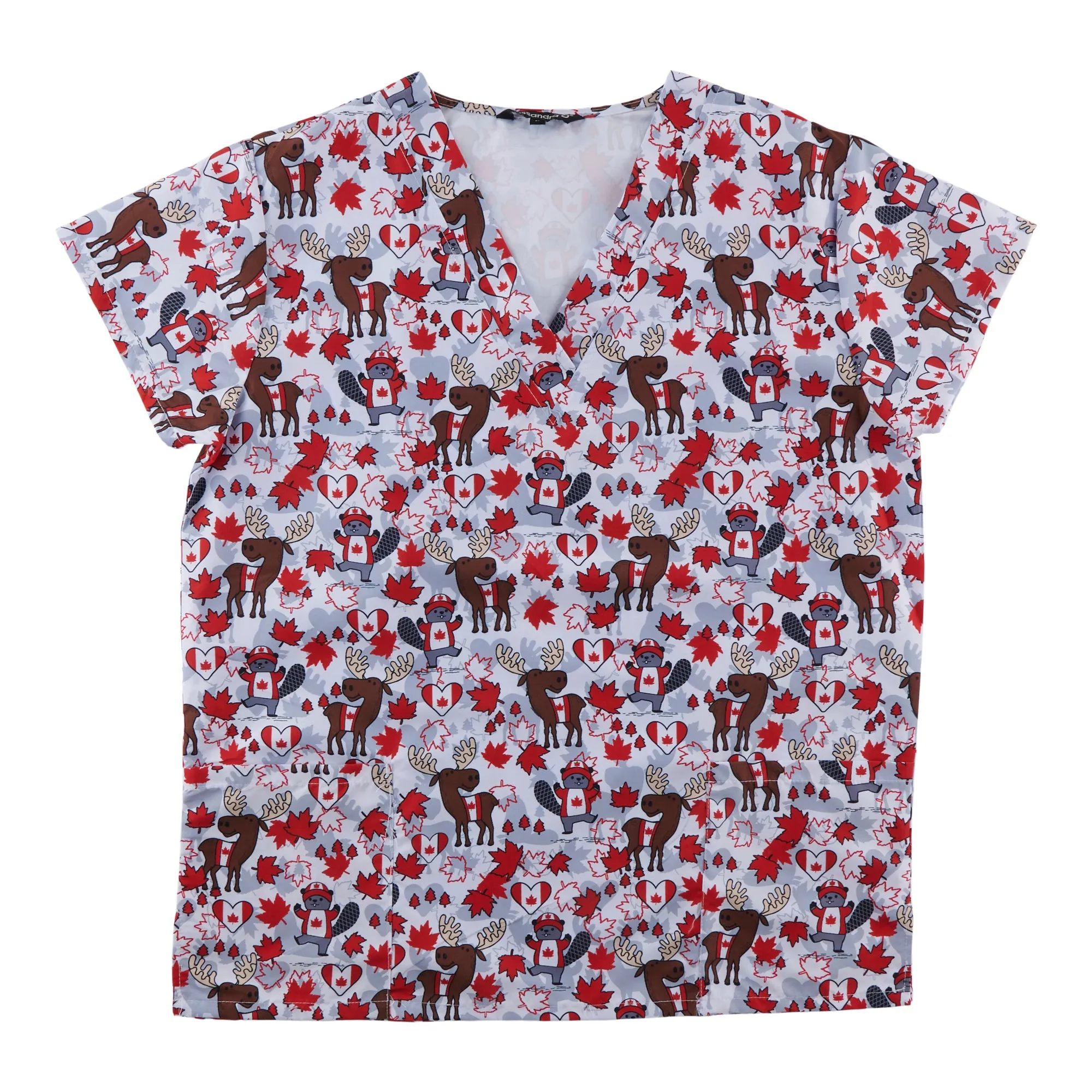 Women's Canada Scrub Top sold by Giant Tiger product image thumbnail 2