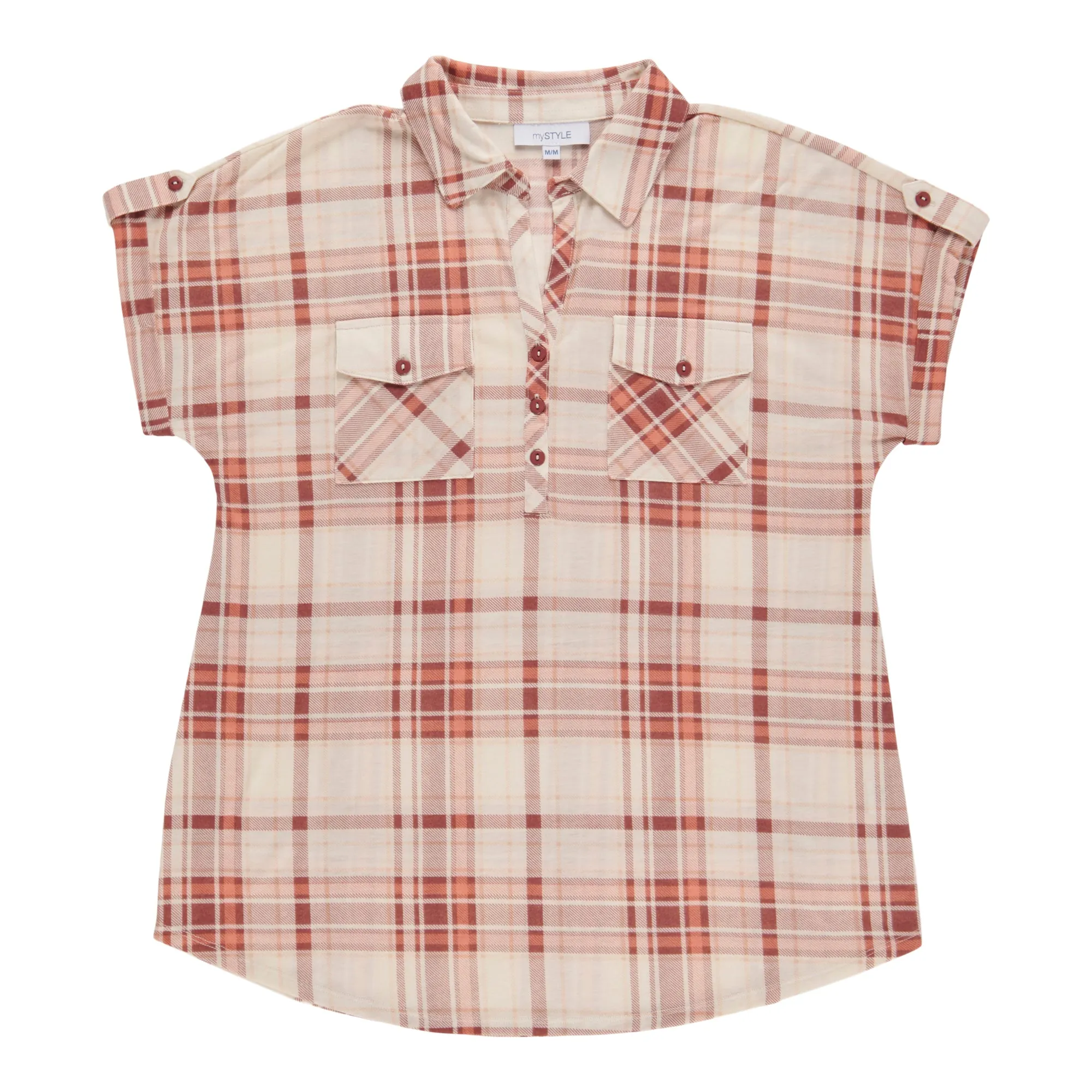 mySTYLE Women's Collared Printed Blouse sold by Giant Tiger product image thumbnail 5