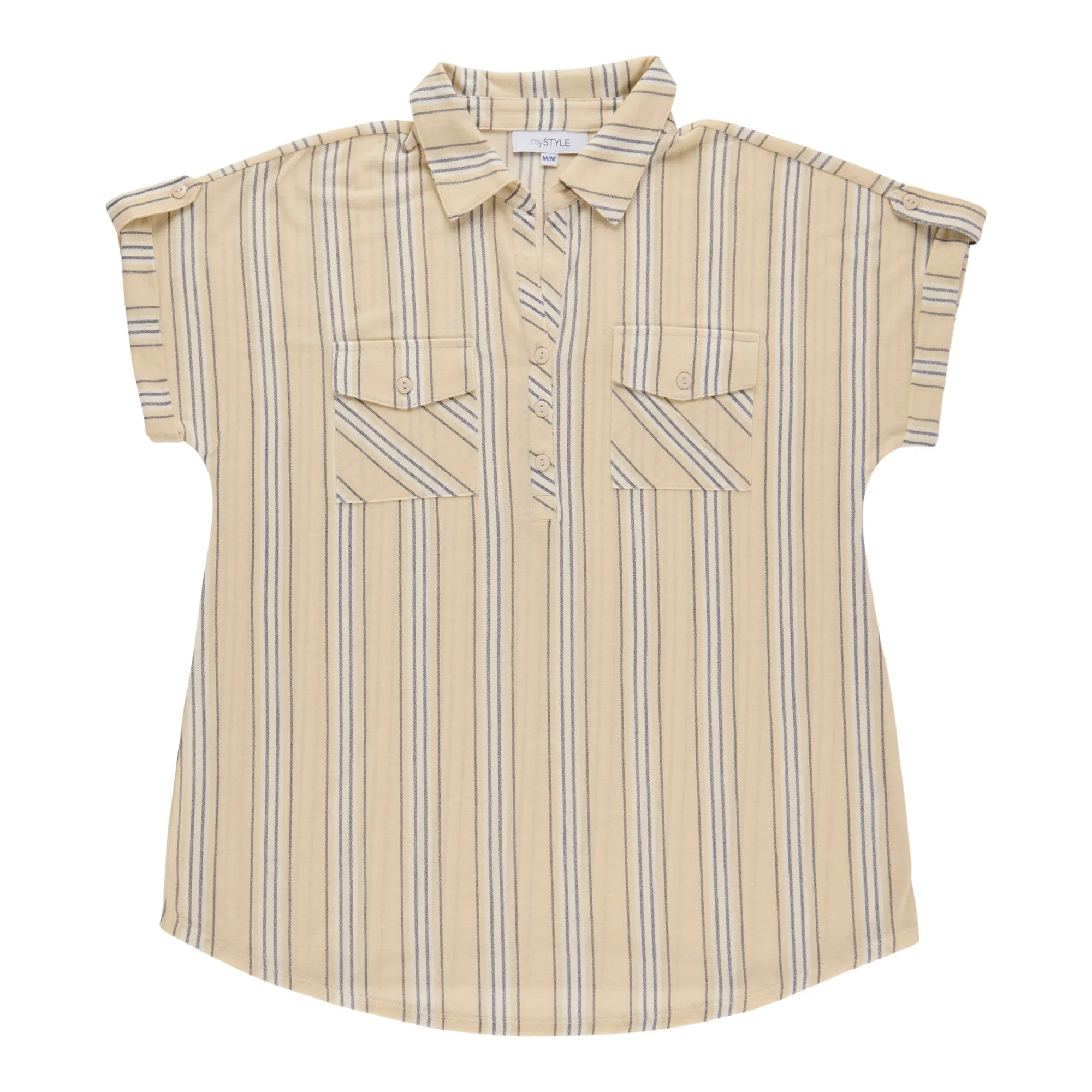 mySTYLE Women's Collared Printed Blouse sold by Giant Tiger