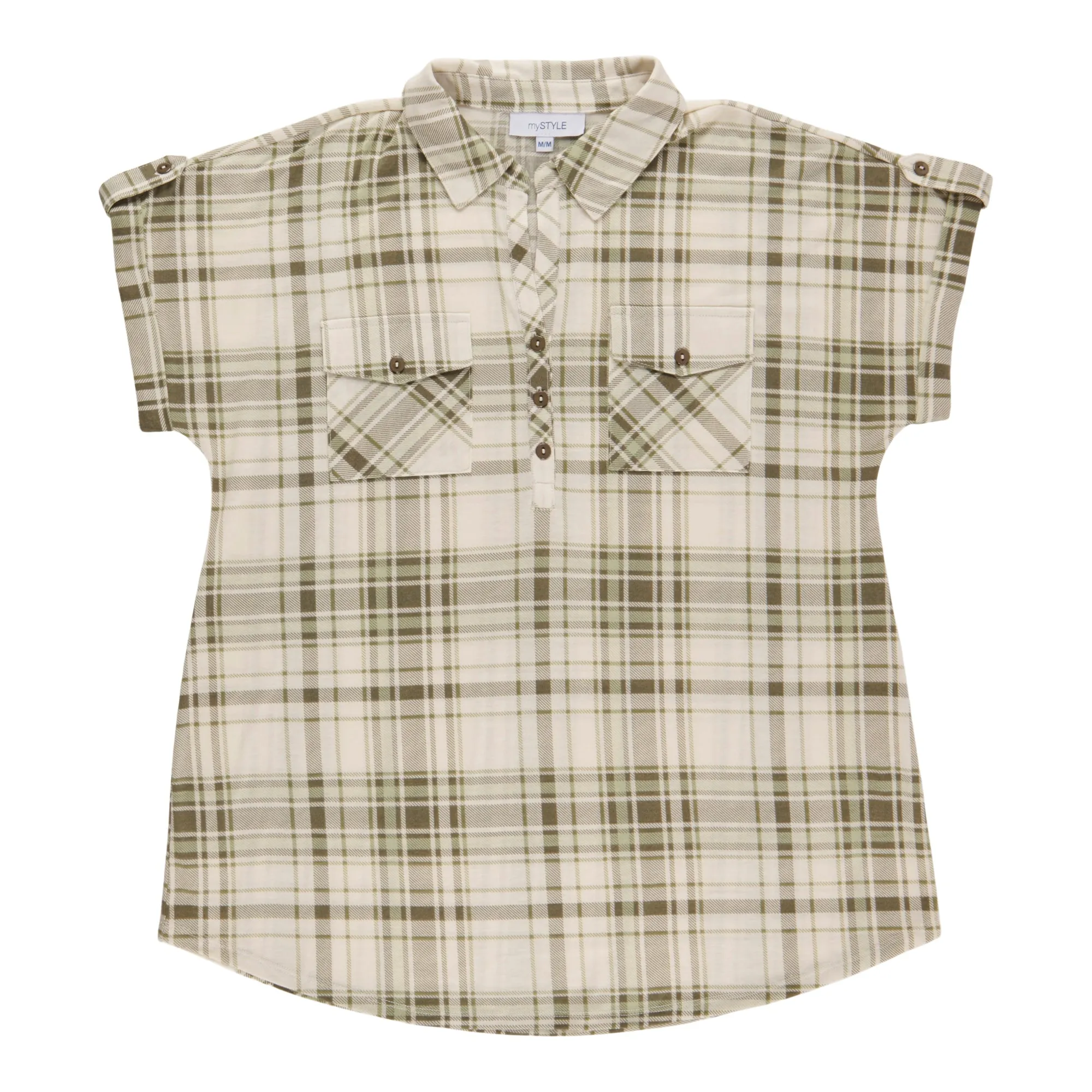 mySTYLE Women's Collared Printed Blouse sold by Giant Tiger product image thumbnail 4