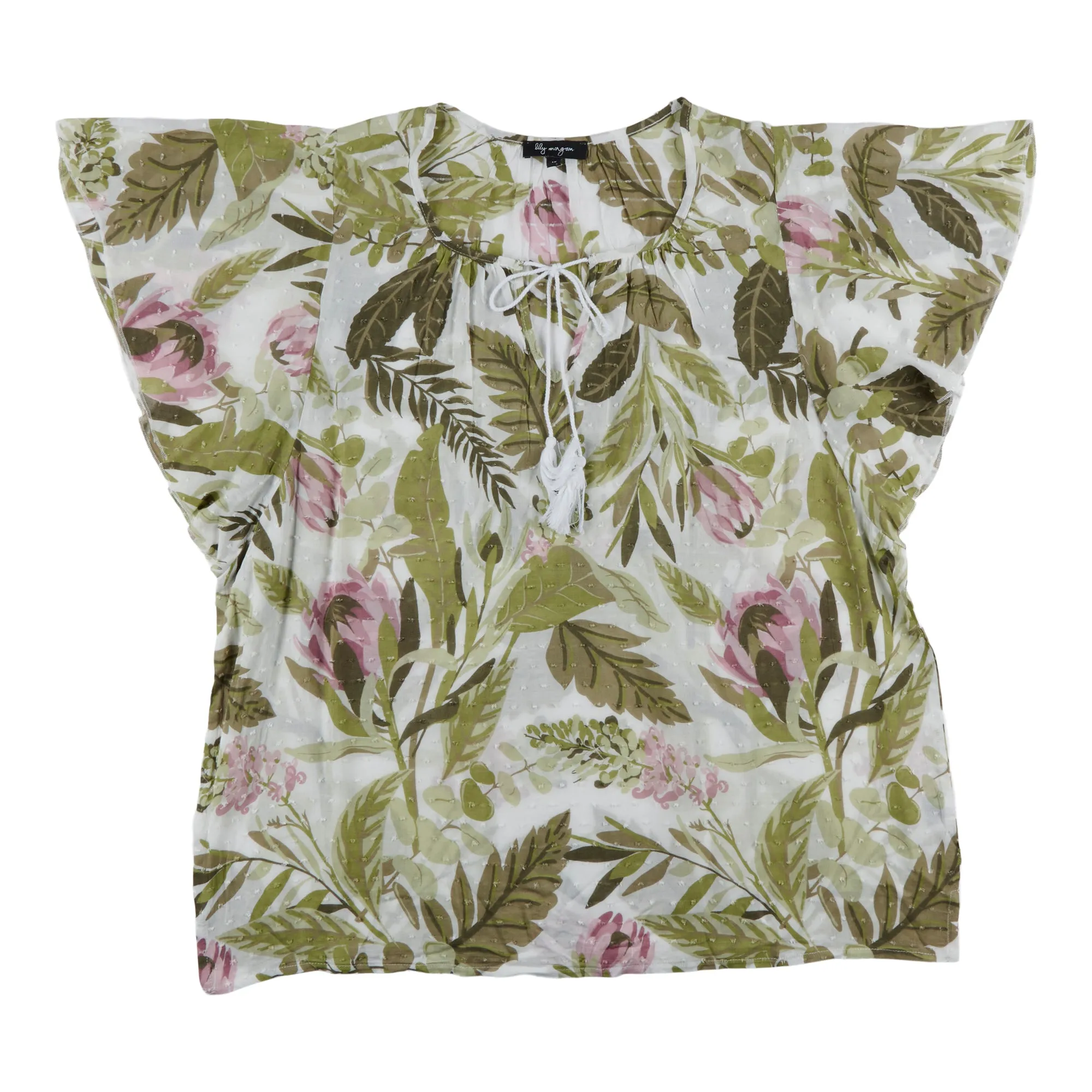 lily morgan Women's Plus Swiss Dot Printed Blouse sold by Giant Tiger product image thumbnail 2