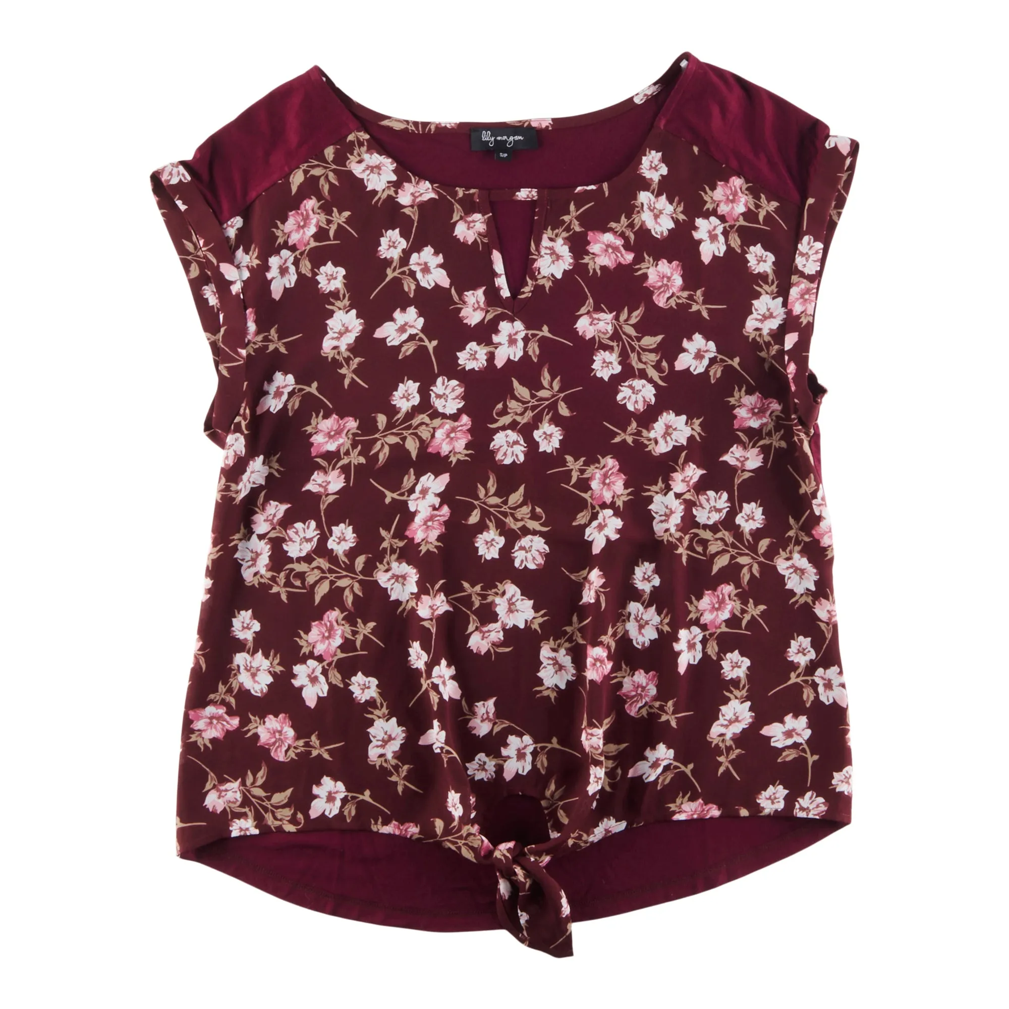 lily morgan Women's Trendsetters Knit Back Keyhole Blouse sold by Giant Tiger product image thumbnail 3