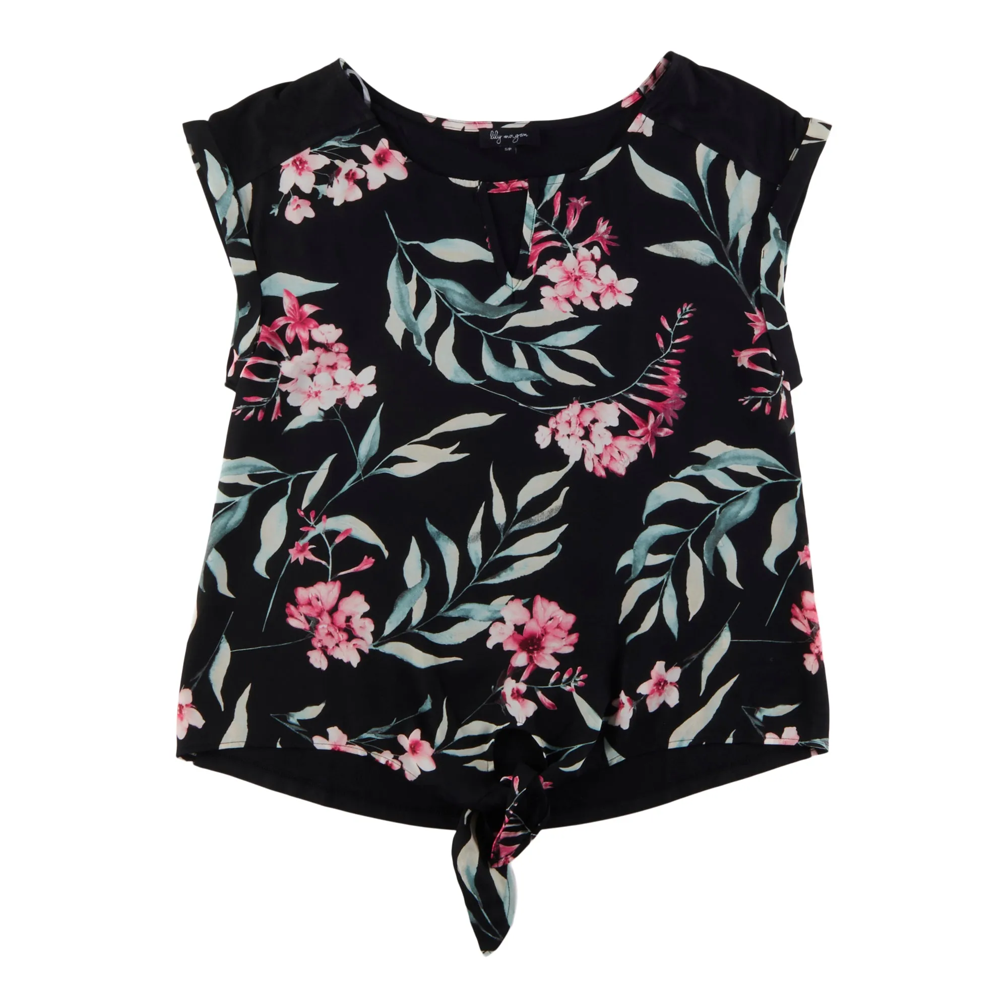 lily morgan Women's Trendsetters Knit Back Keyhole Blouse sold by Giant Tiger product image thumbnail 2