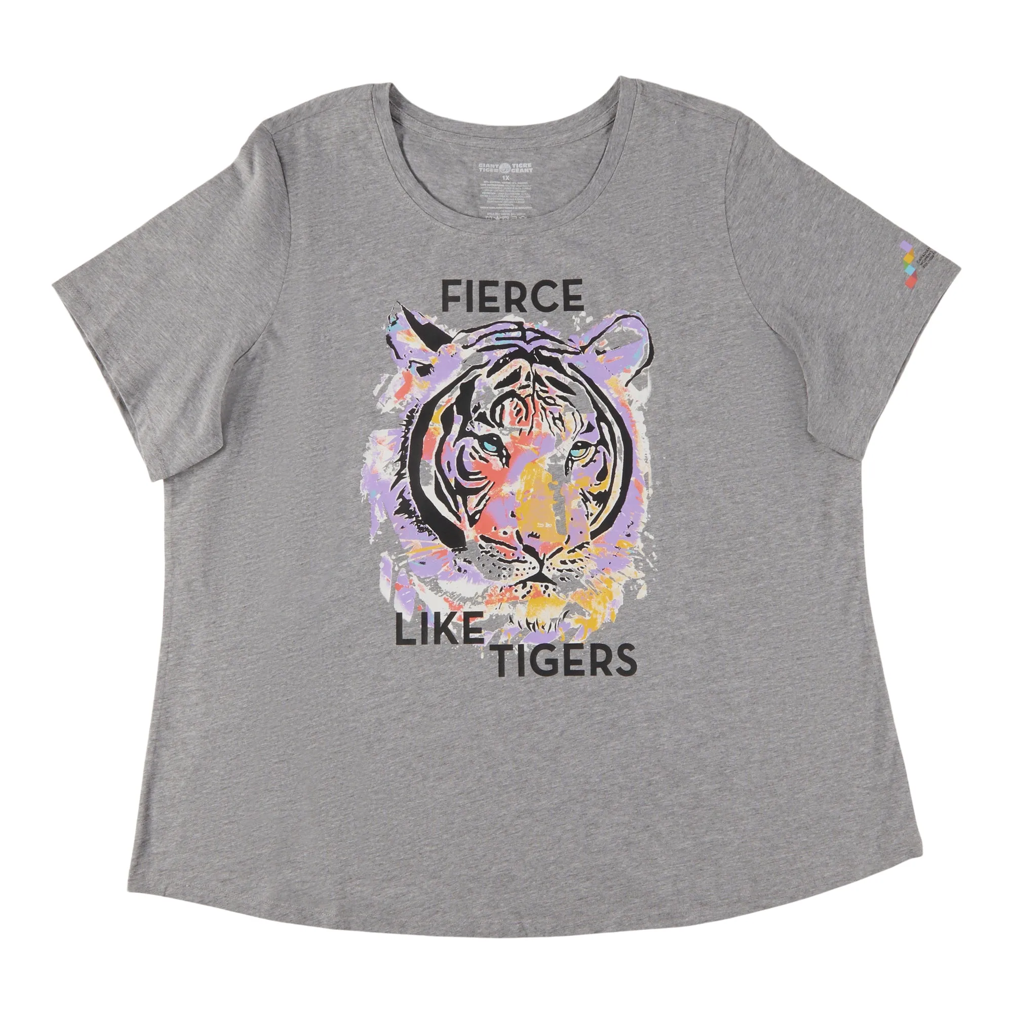 Women's Plus International Women's Day T-Shirt, English sold by Giant Tiger