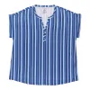 lily morgan Women's Plus V-Neck Button Detail Blouse sold by Giant Tiger